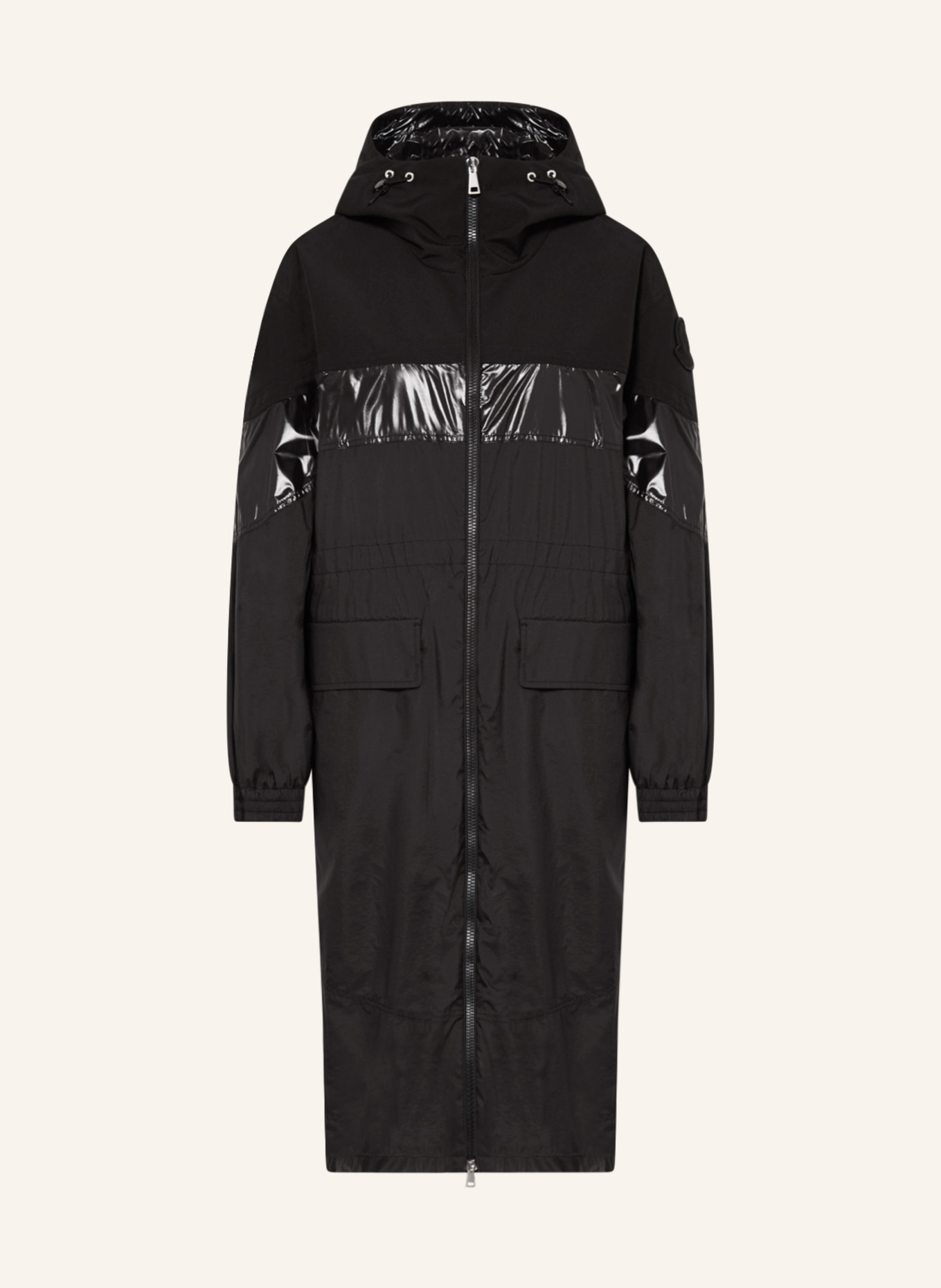 MONCLER Parka ELORN: ČERNÁ (Obrázek 1)