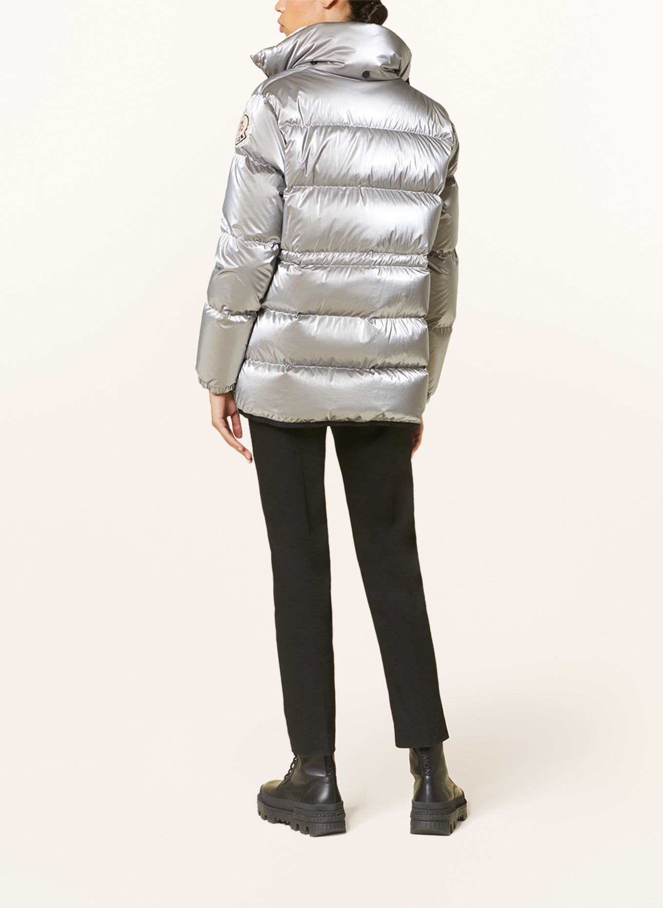 MONCLER Down jacket HERAULT, Color: SILVER (Image 3)