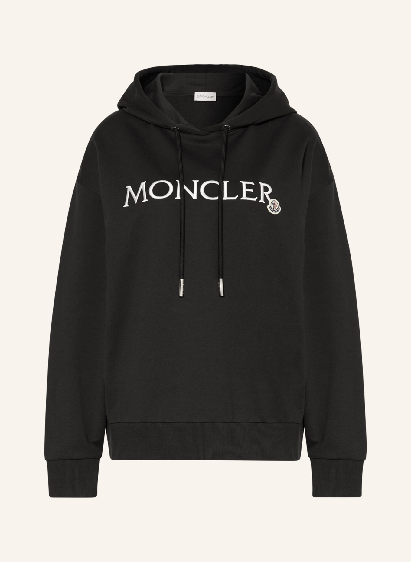 MONCLER Hoodie, Color: BLACK/ WHITE (Image 1)