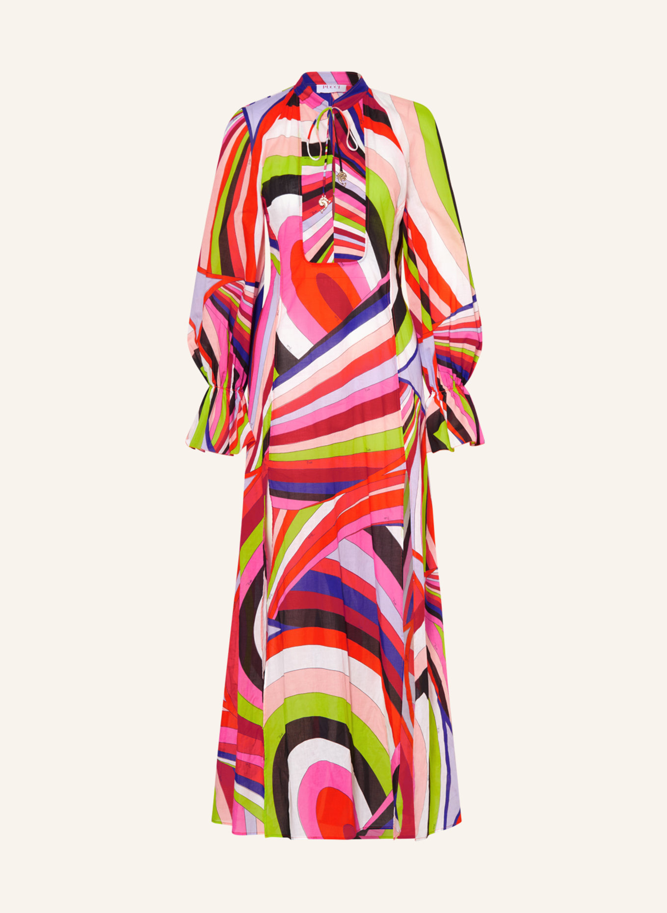 PUCCI Sukienka, Kolor: CZERWONY/ FUKSJA/ JASNOFIOLETOWY (Obrazek 1)