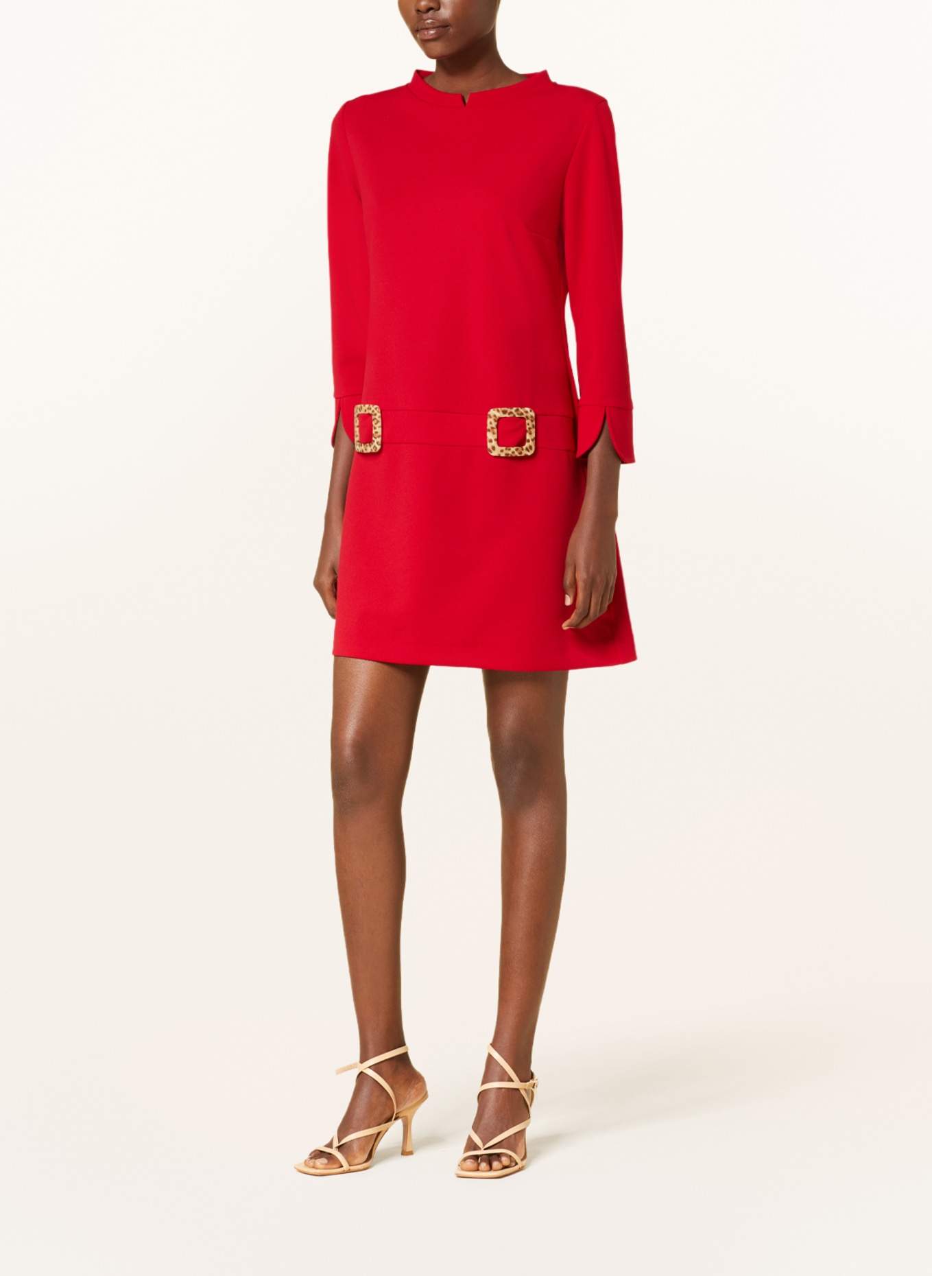 Ana Alcazar Dress, Color: RED (Image 2)