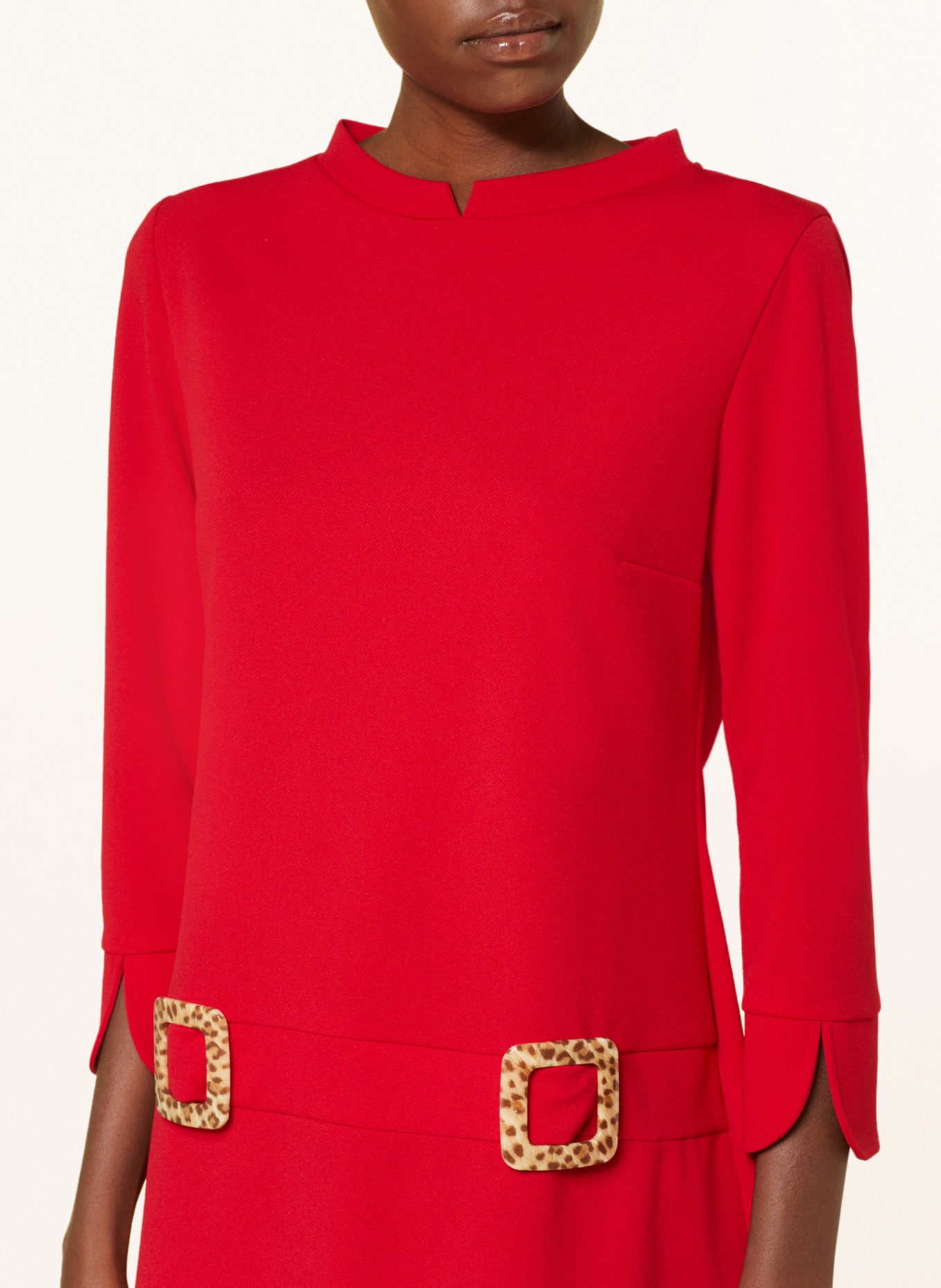 Ana Alcazar Dress, Color: RED (Image 4)