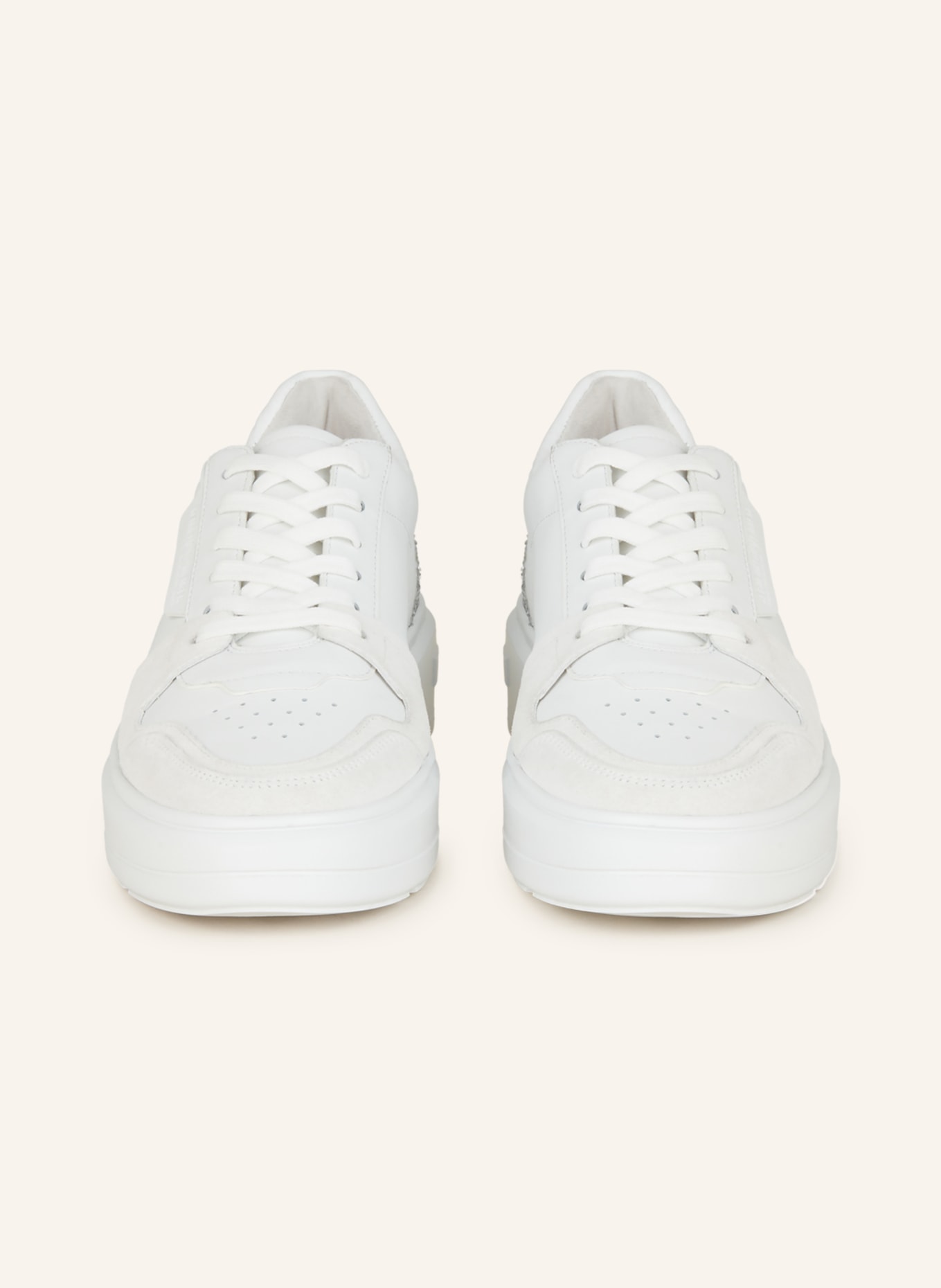 KENNEL & SCHMENGER Sneakers TURN, Color: WHITE/ CREAM/ SILVER (Image 3)