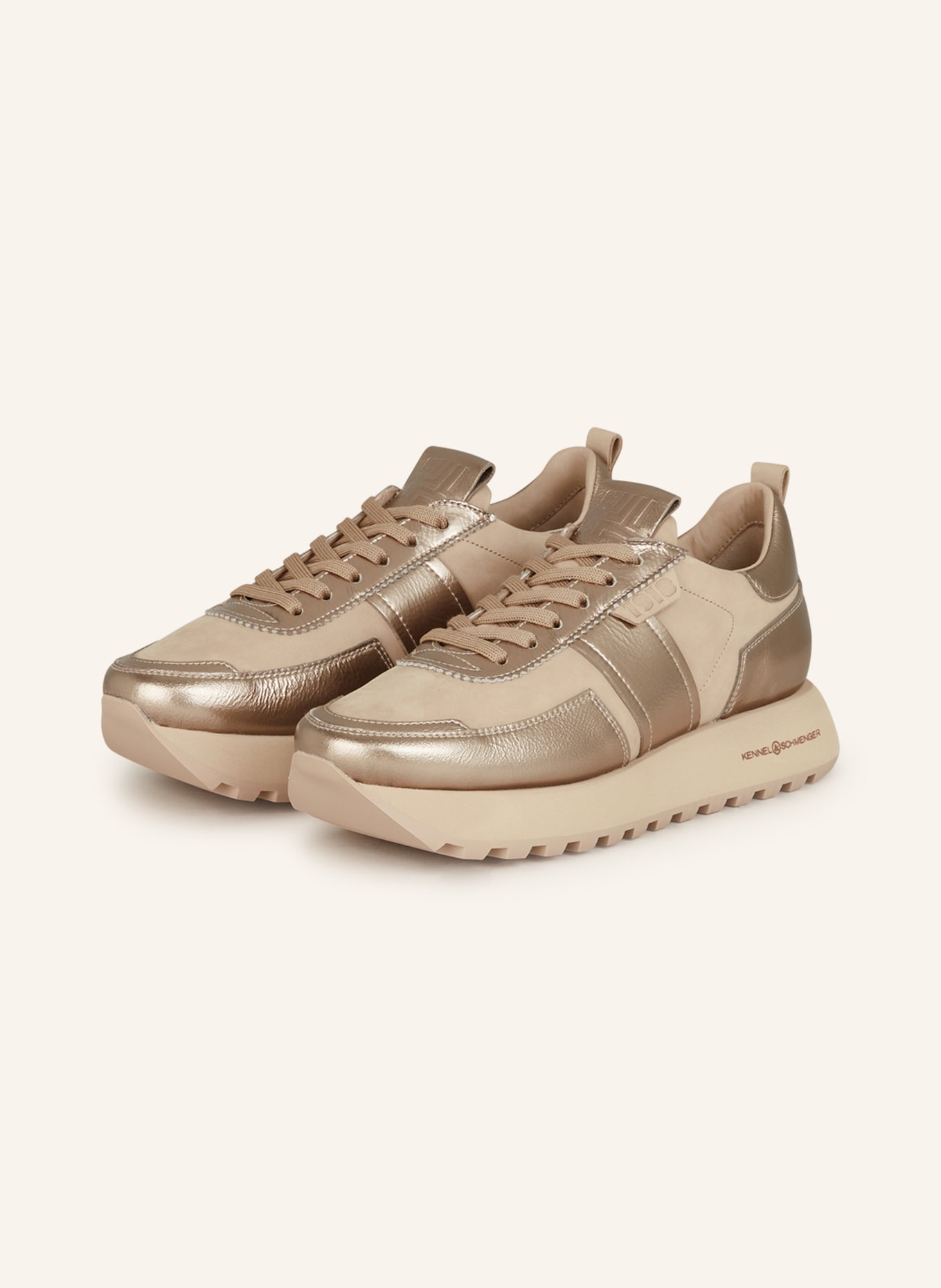 KENNEL & SCHMENGER Sneakers TONIC, Color: CAMEL/ GOLD (Image 1)