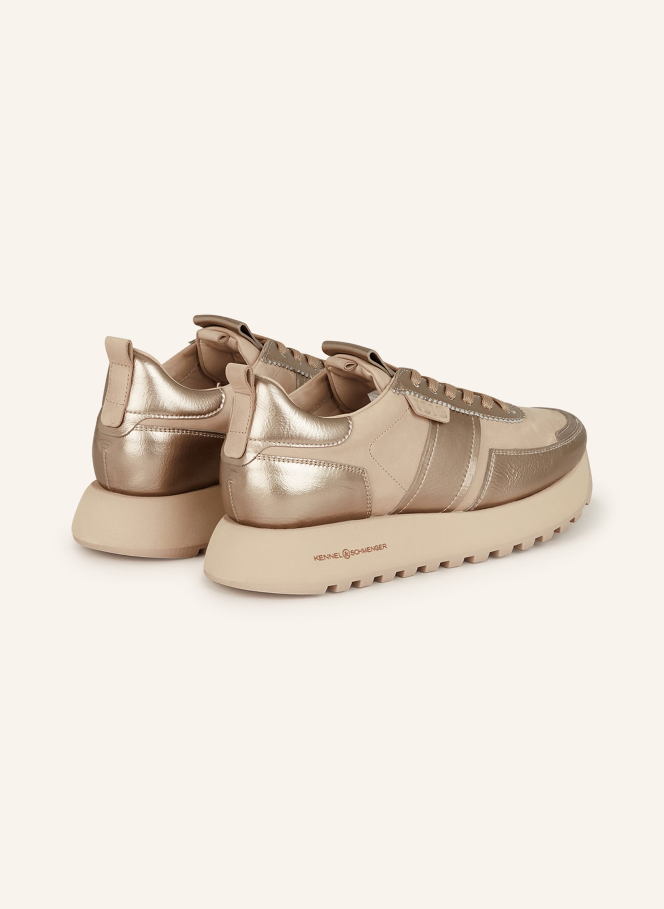 KENNEL & SCHMENGER Sneakers TONIC, Color: CAMEL/ GOLD (Image 2)