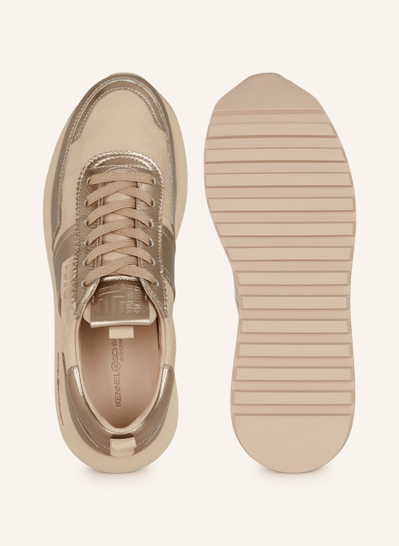 KENNEL & SCHMENGER Sneakers TONIC, Color: CAMEL/ GOLD (Image 5)