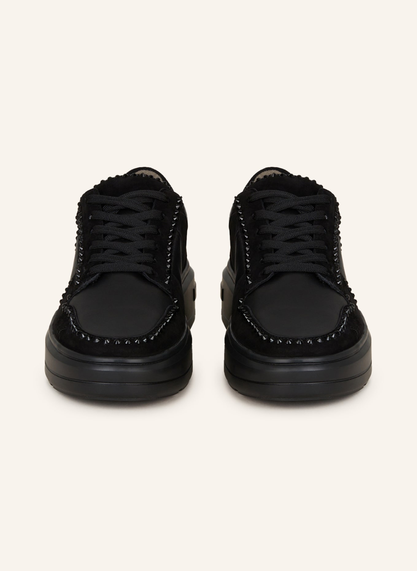 KENNEL & SCHMENGER Sneakers TURN RETRO with decorative gems, Color: BLACK (Image 3)