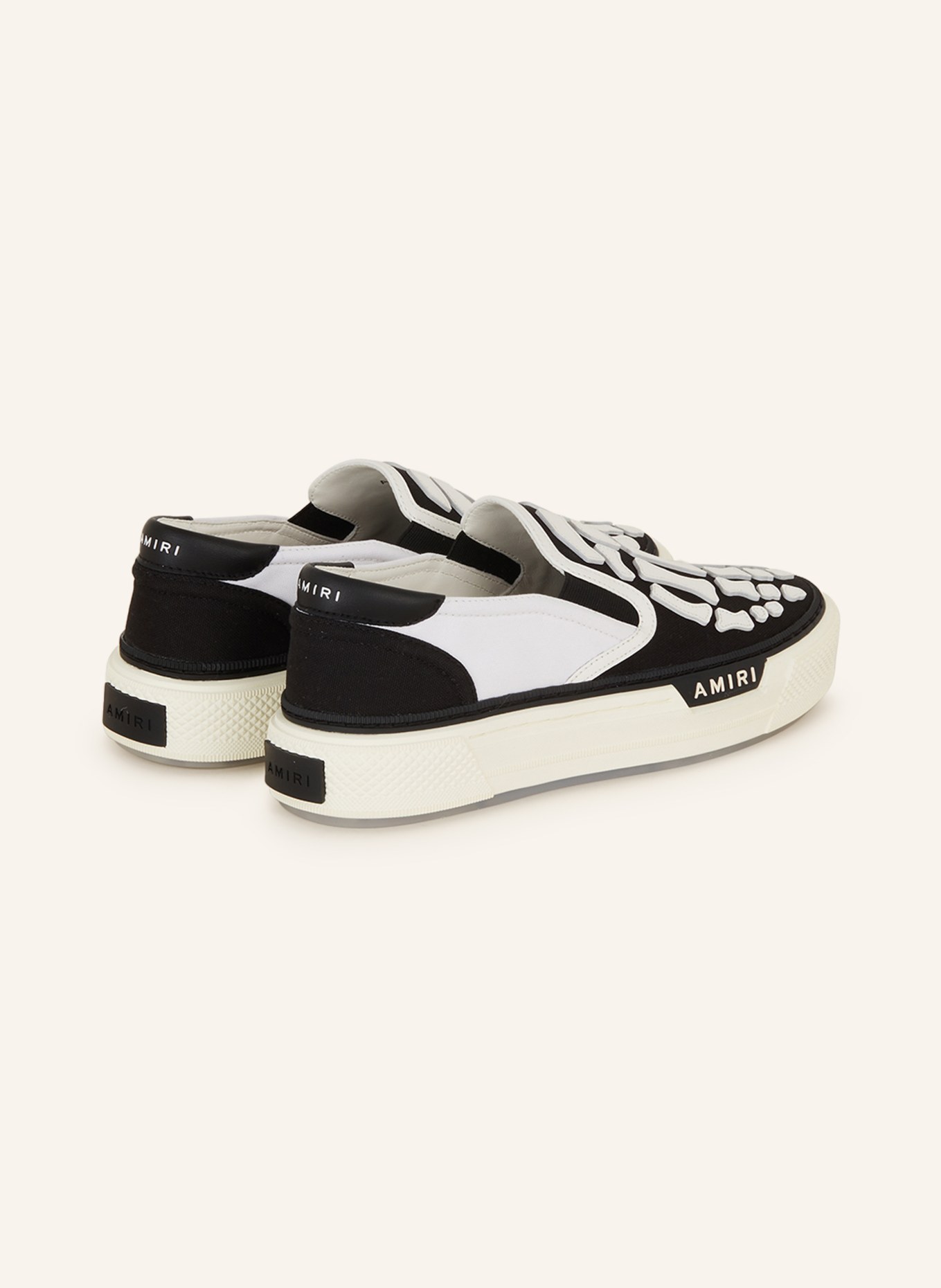 AMIRI Slip-on sneakers SKELETON, Color: WHITE/ BLACK (Image 2)