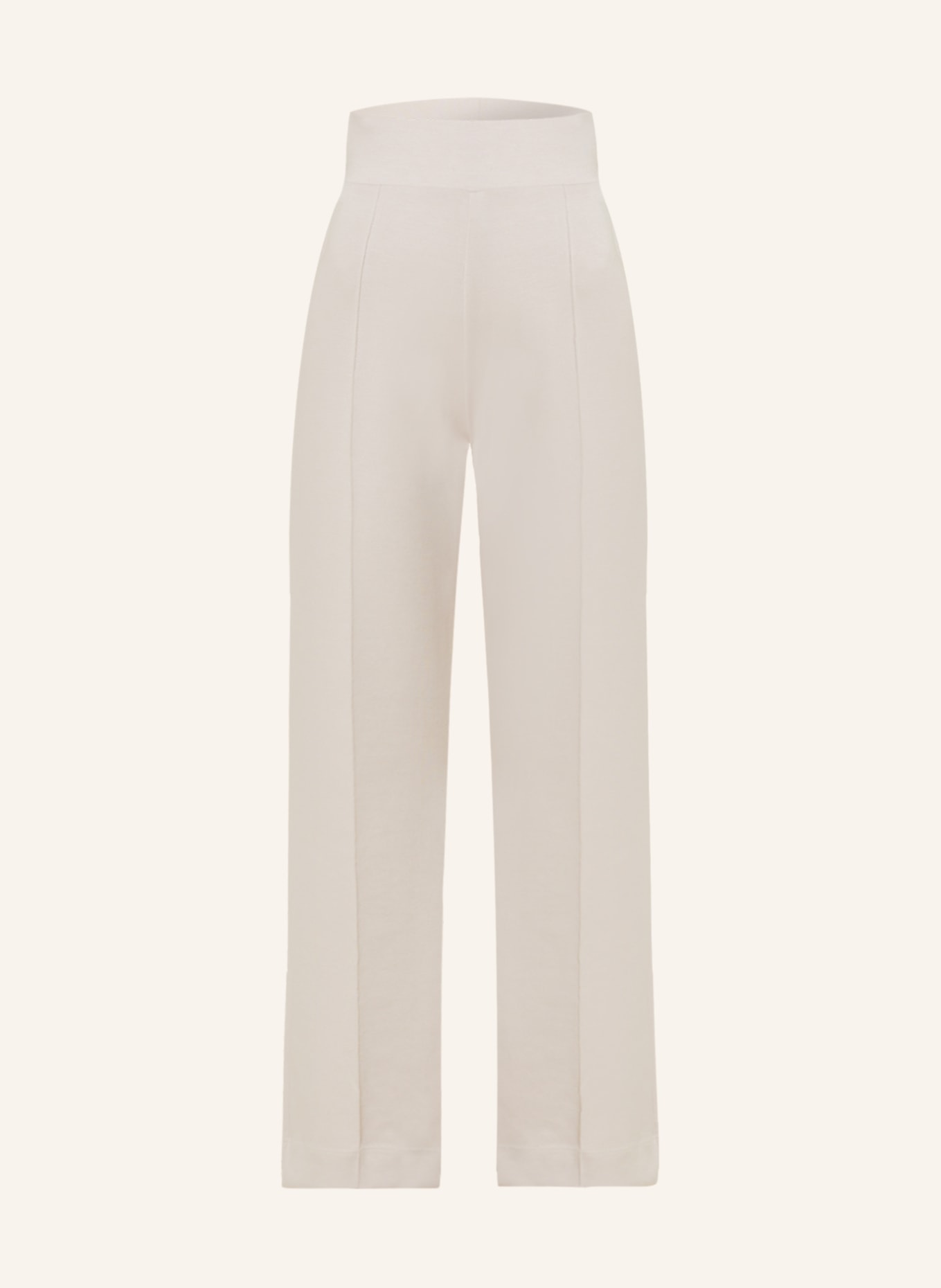 darling harbour Wide leg trousers made of jersey, Color: LIGHT GRAY (Image 1)