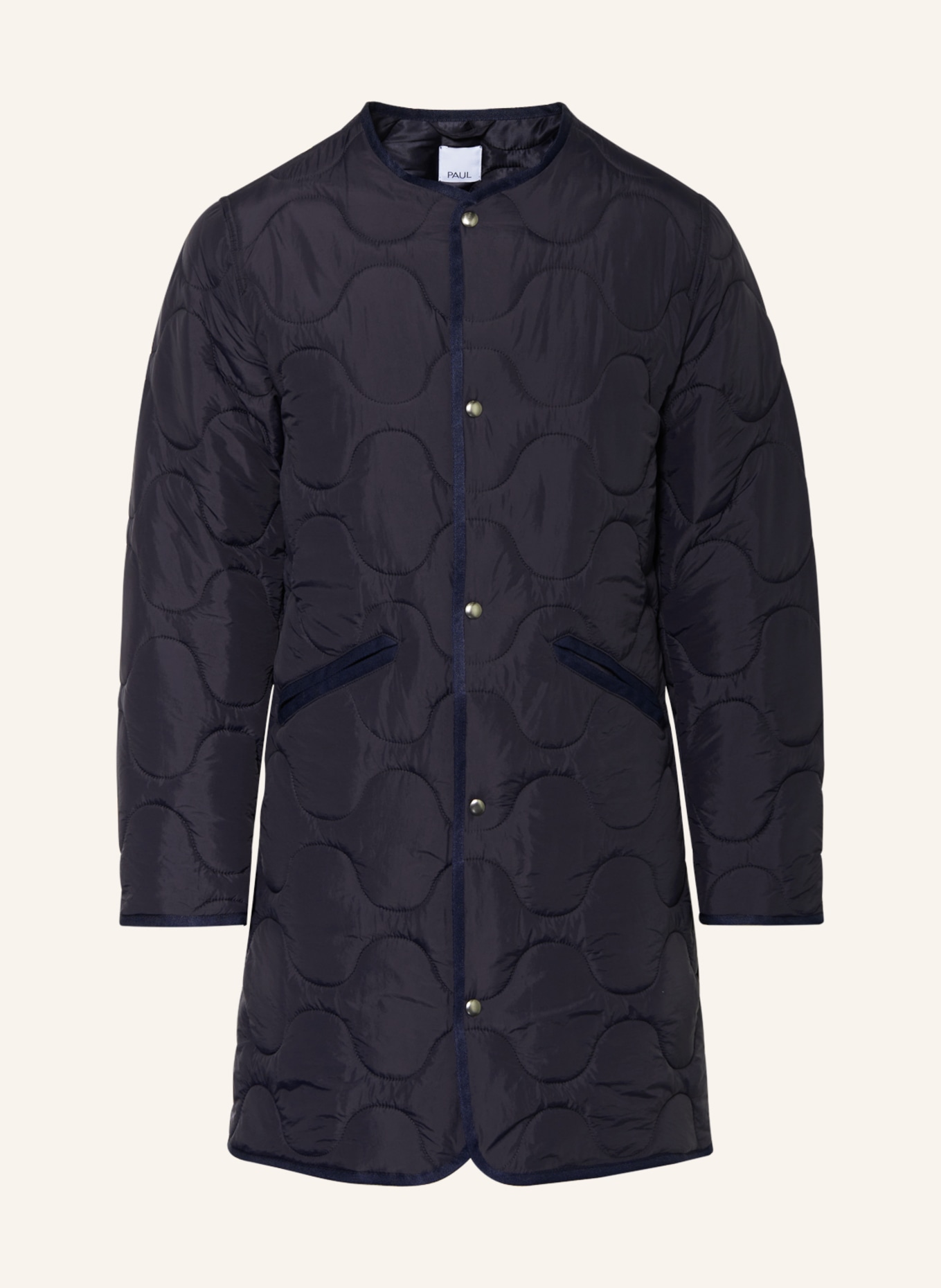 PAUL Quilted coat: DARK BLUE