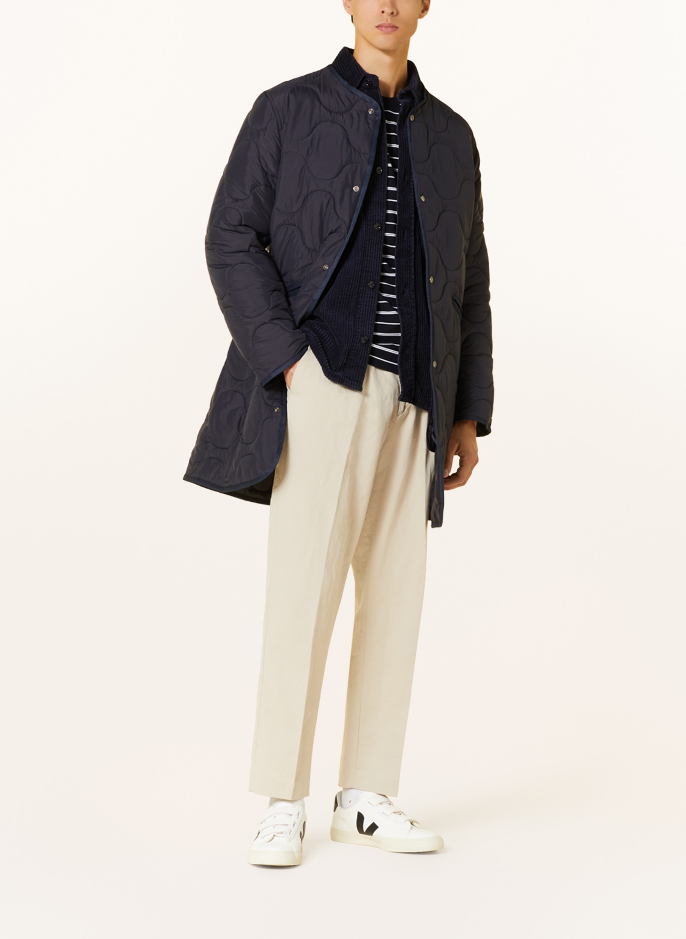 PAUL Quilted coat: DARK BLUE