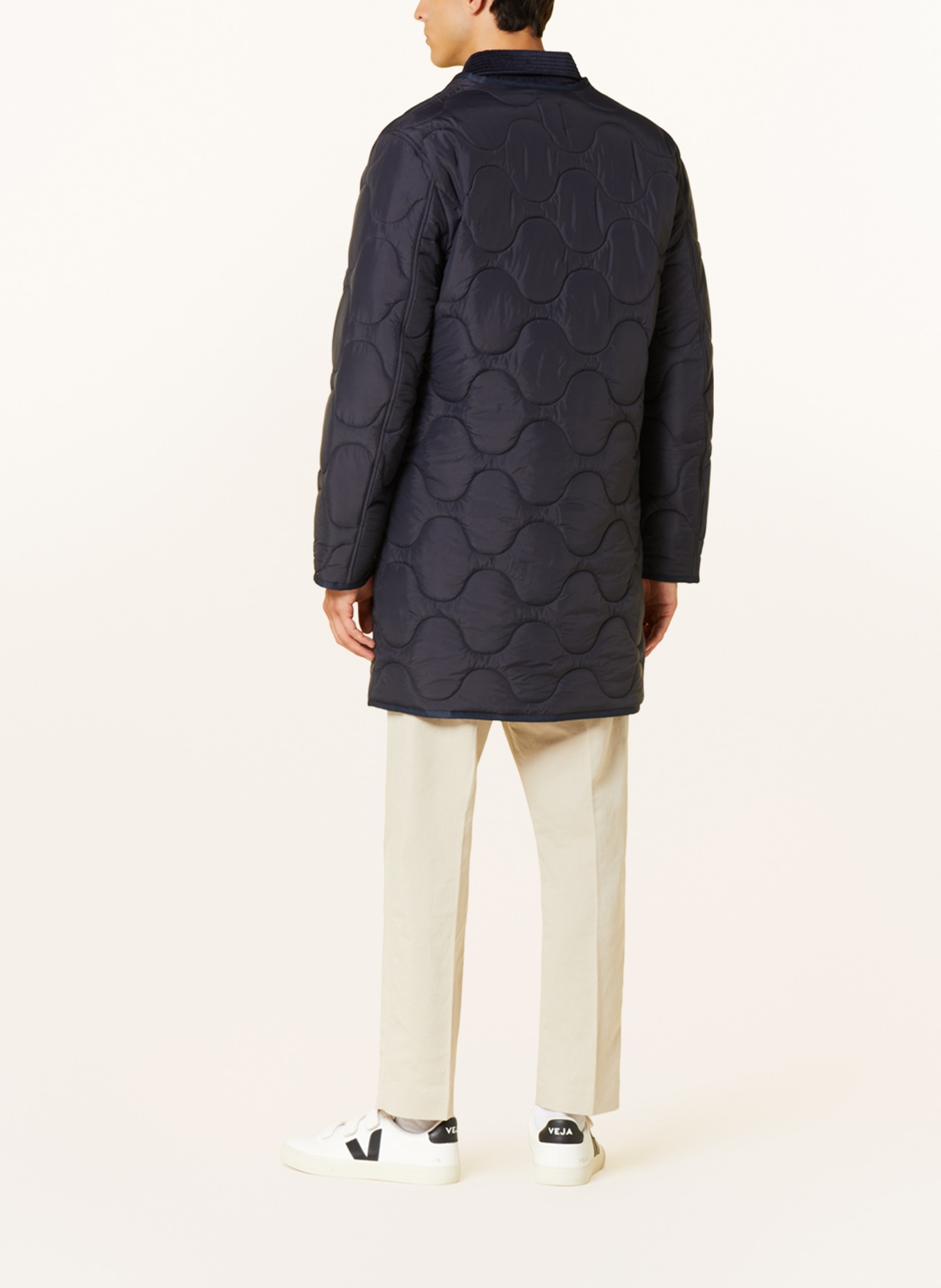 PAUL Quilted coat: DARK BLUE