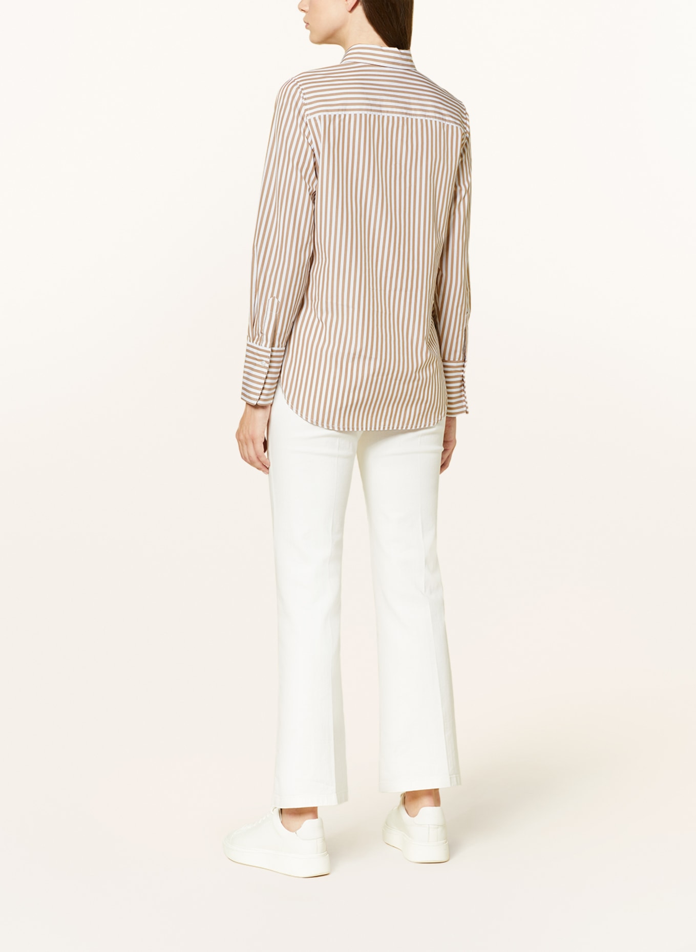 lilienfels Shirt blouse, Color: WHITE/ CAMEL (Image 3)
