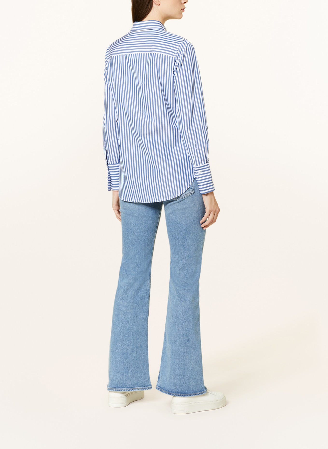 lilienfels Shirt blouse, Color: WHITE/ BLUE (Image 3)