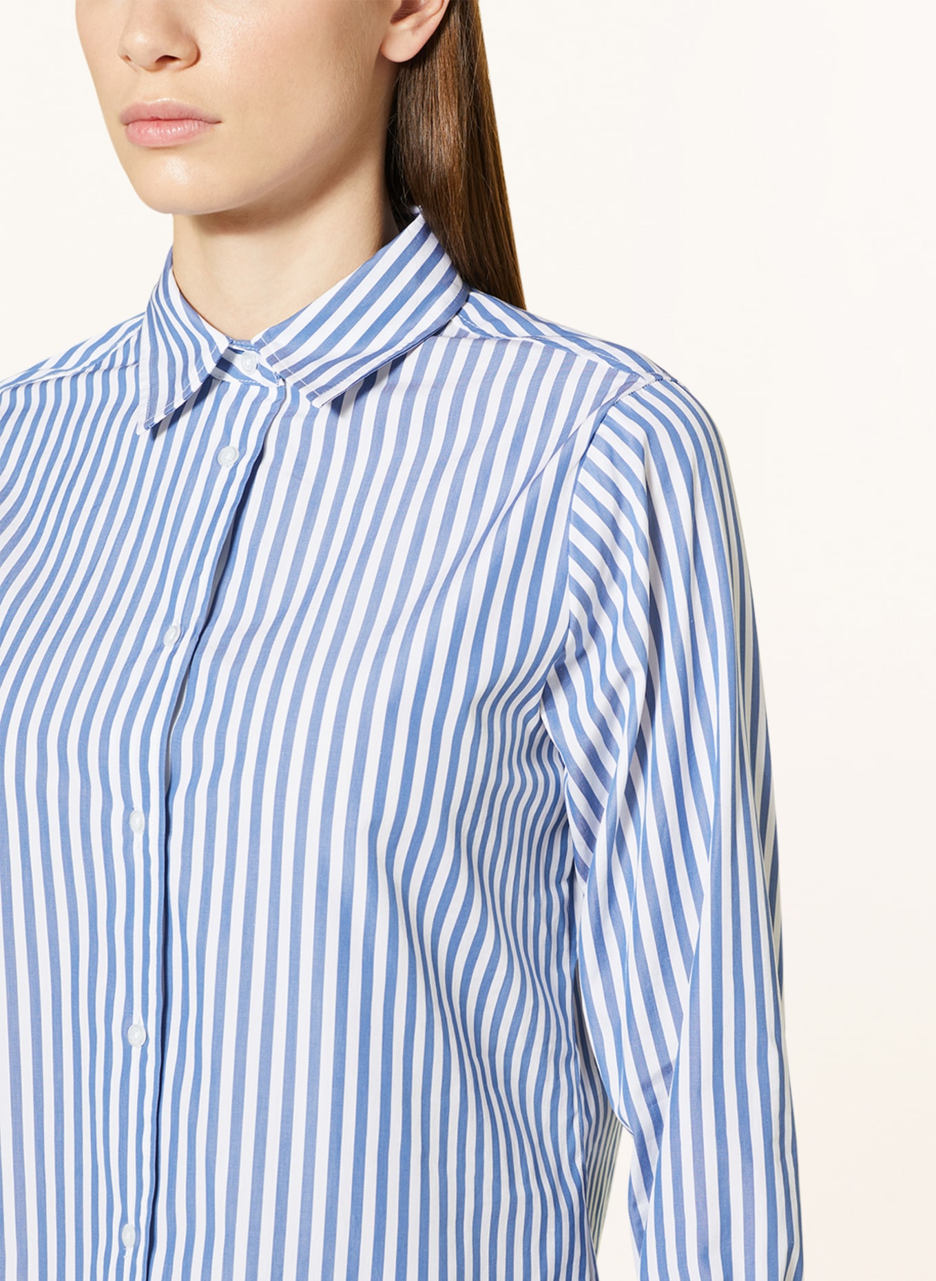 lilienfels Shirt blouse, Color: WHITE/ BLUE (Image 4)