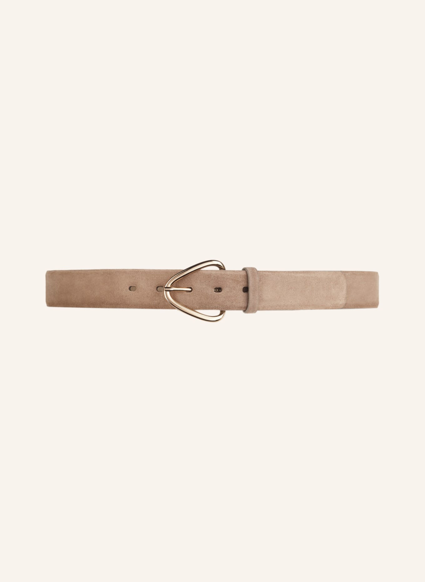 abro Leather belt, Color: BROWN (Image 2)