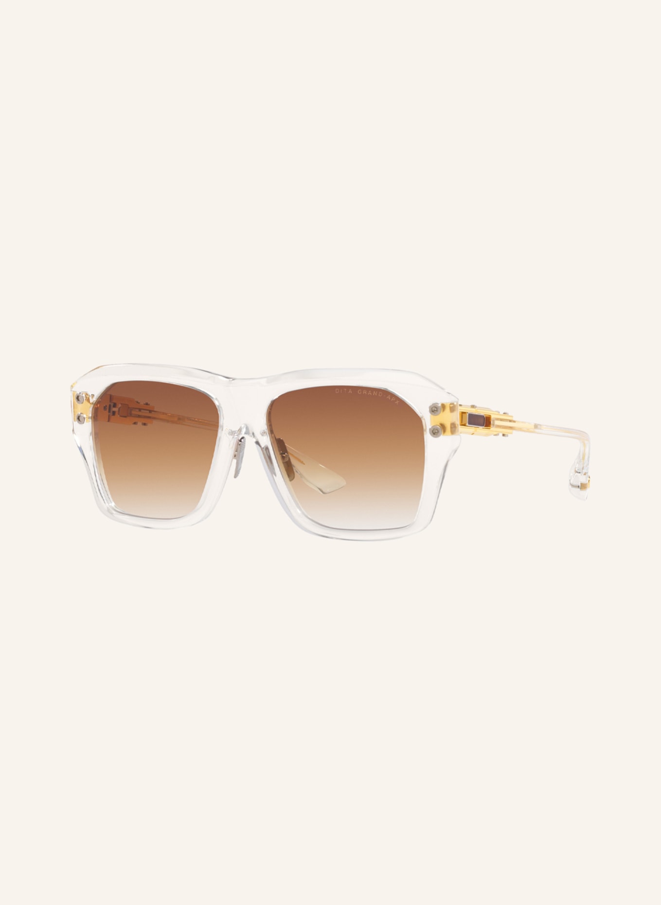 DITA Sunglasses GRAND-APX, Color: 2100D1 - TRANSPARENT/ BROWN GRADIENT (Image 1)
