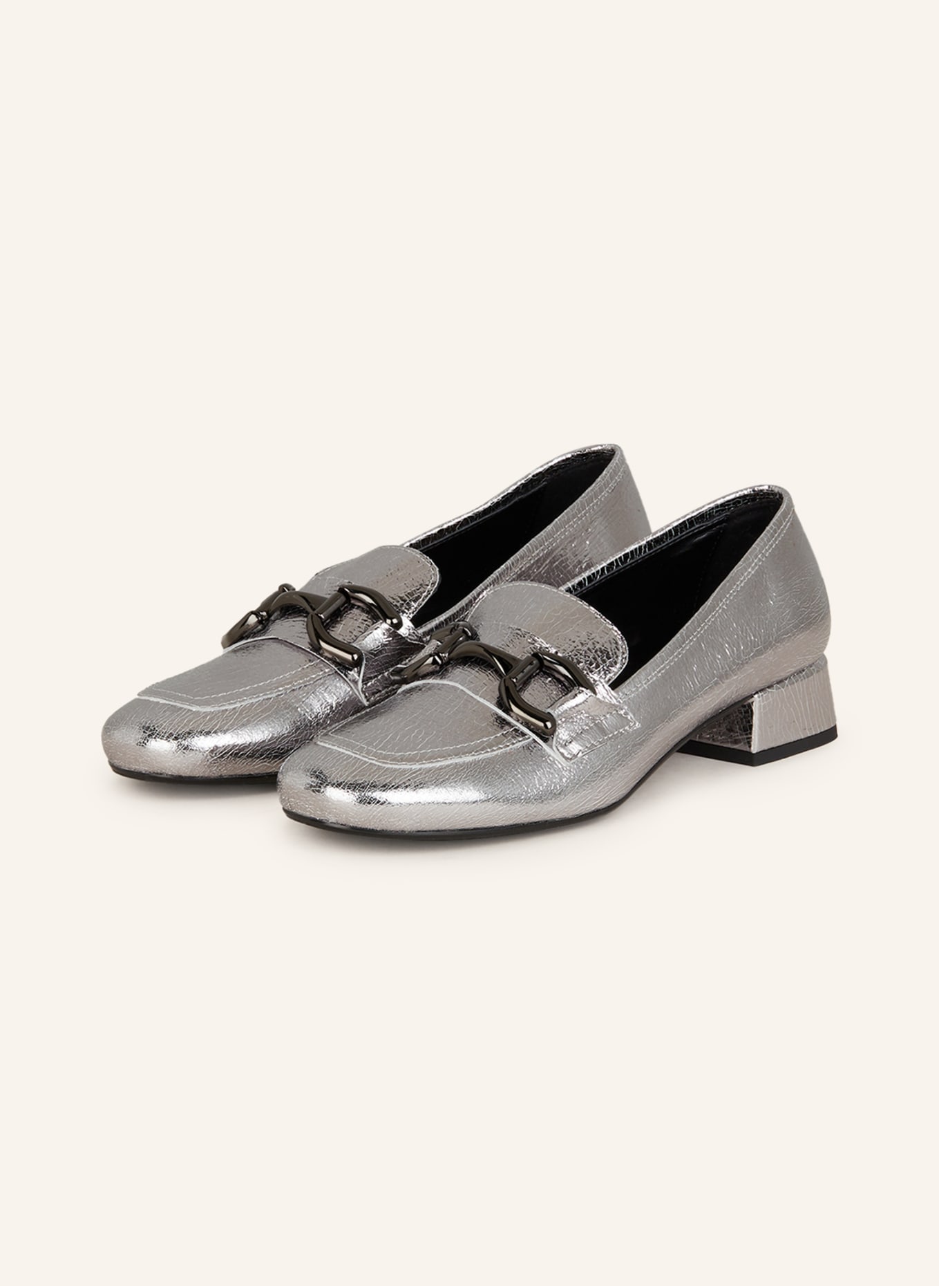 darling harbour Loafers, Color: SILVER (Image 1)