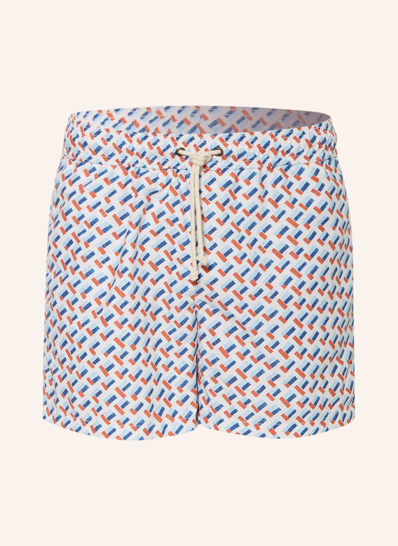 RIPA RIPA Swim shorts GEOW, Color: WHITE/ BLUE/ DARK ORANGE (Image 1)