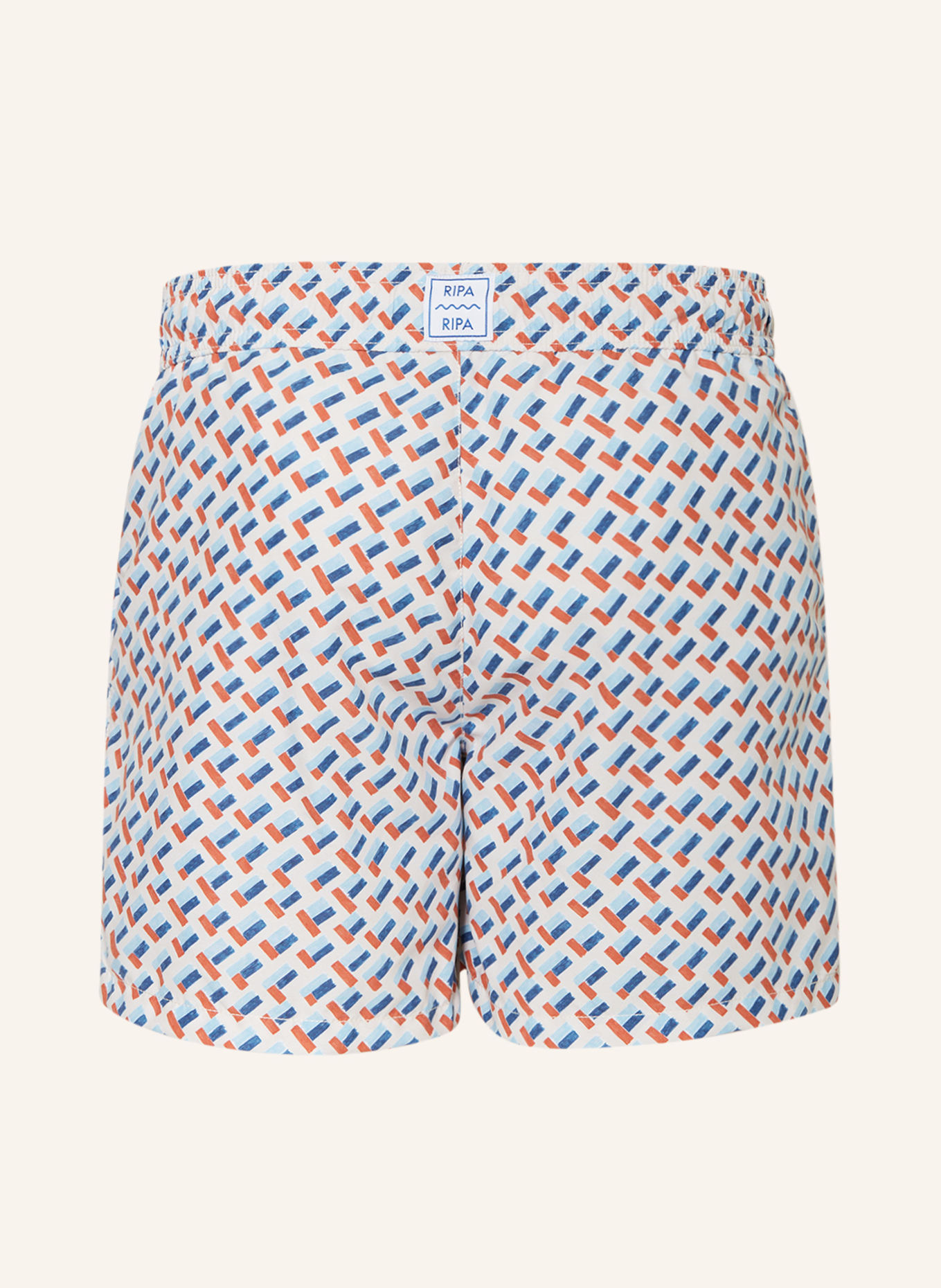 RIPA RIPA Swim shorts GEOW, Color: WHITE/ BLUE/ DARK ORANGE (Image 2)