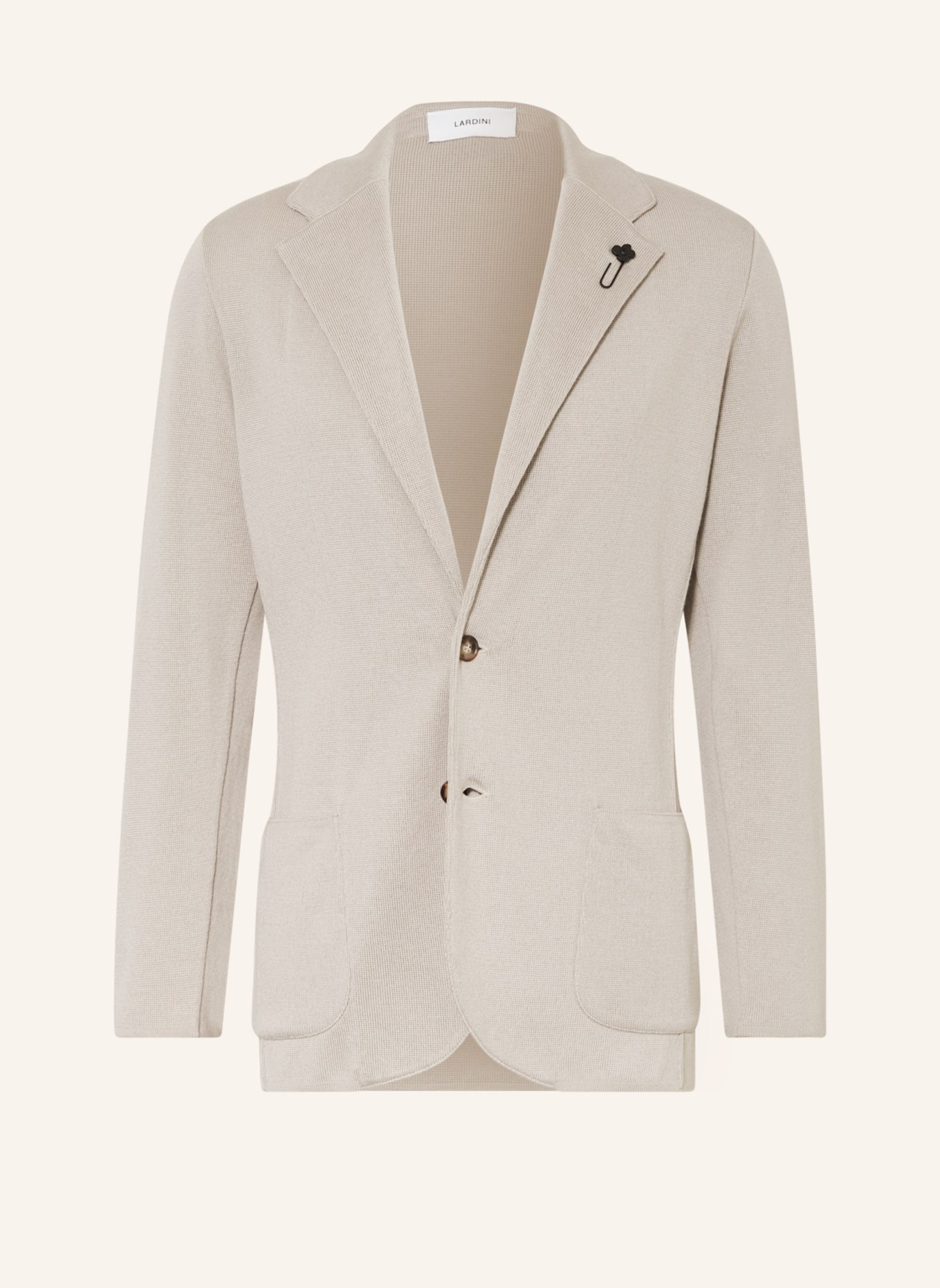 LARDINI Knit blazer extra slim fit, Color: BEIGE (Image 1)