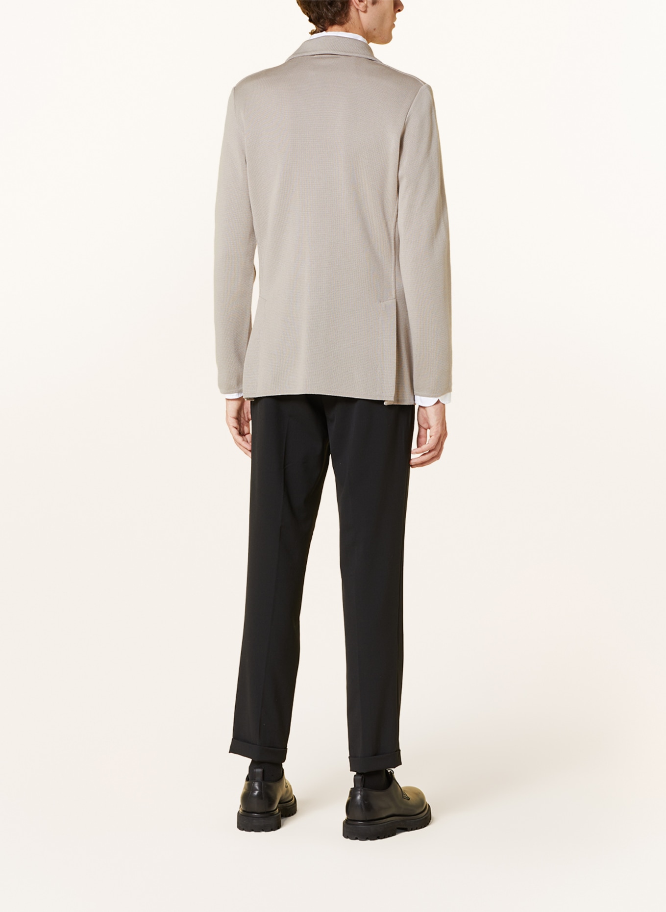 LARDINI Knit blazer extra slim fit, Color: BEIGE (Image 3)