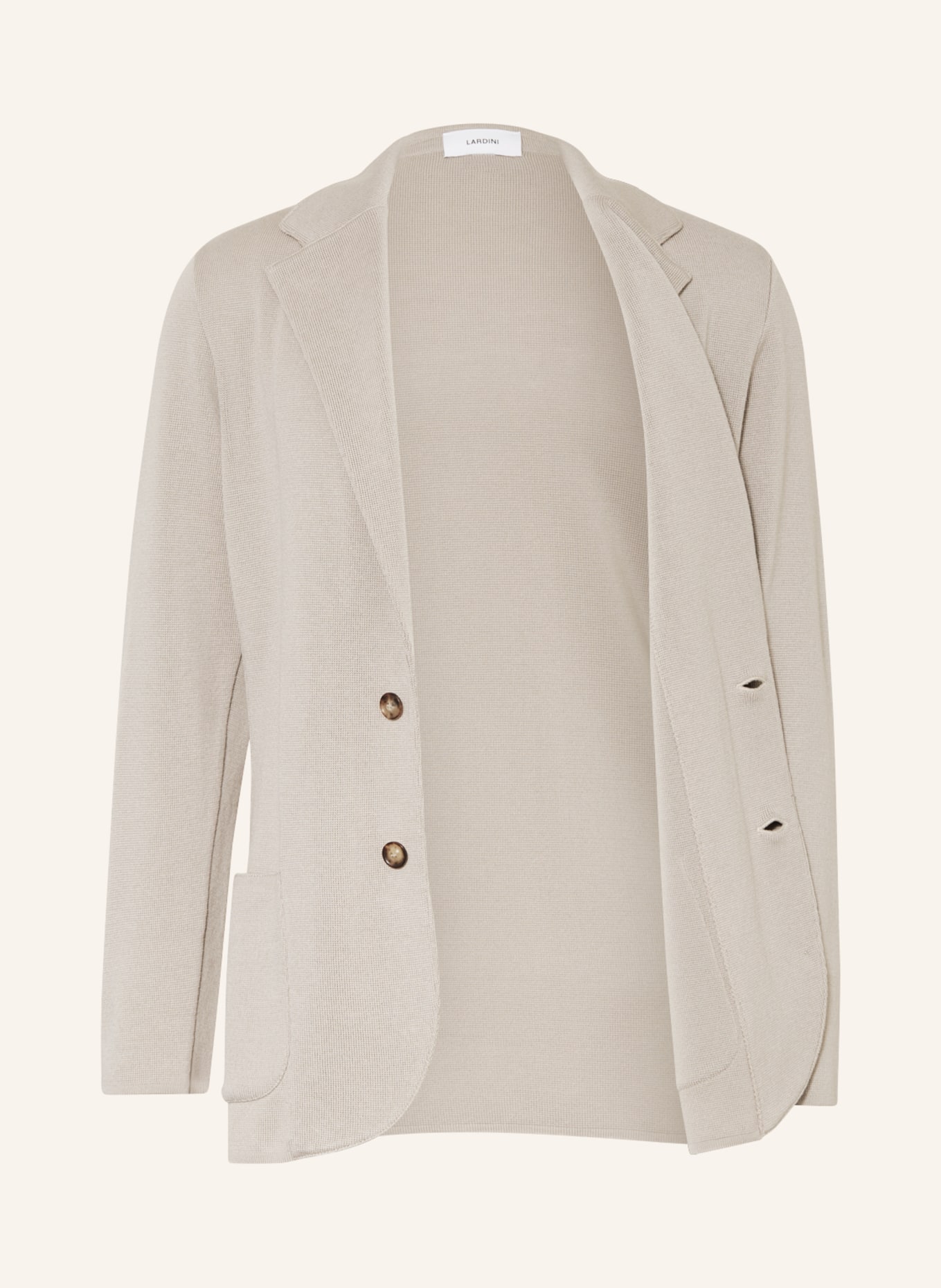 LARDINI Knit blazer extra slim fit, Color: BEIGE (Image 4)
