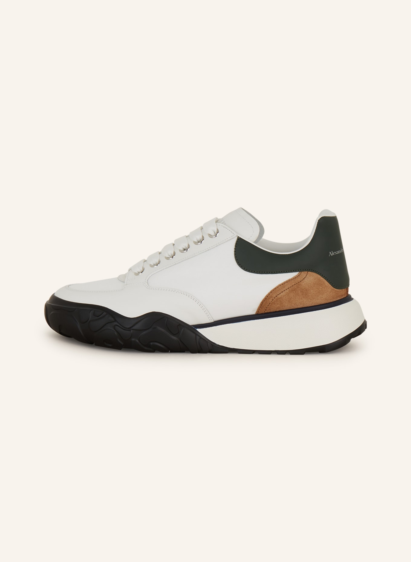 Alexander McQUEEN Sneakers, Color: WHITE/ KHAKI (Image 4)