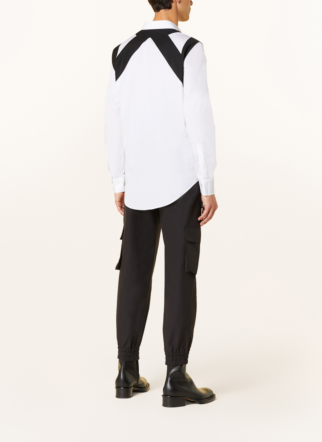 Alexander McQUEEN Shirt slim fit, Color: WHITE/ BLACK (Image 3)