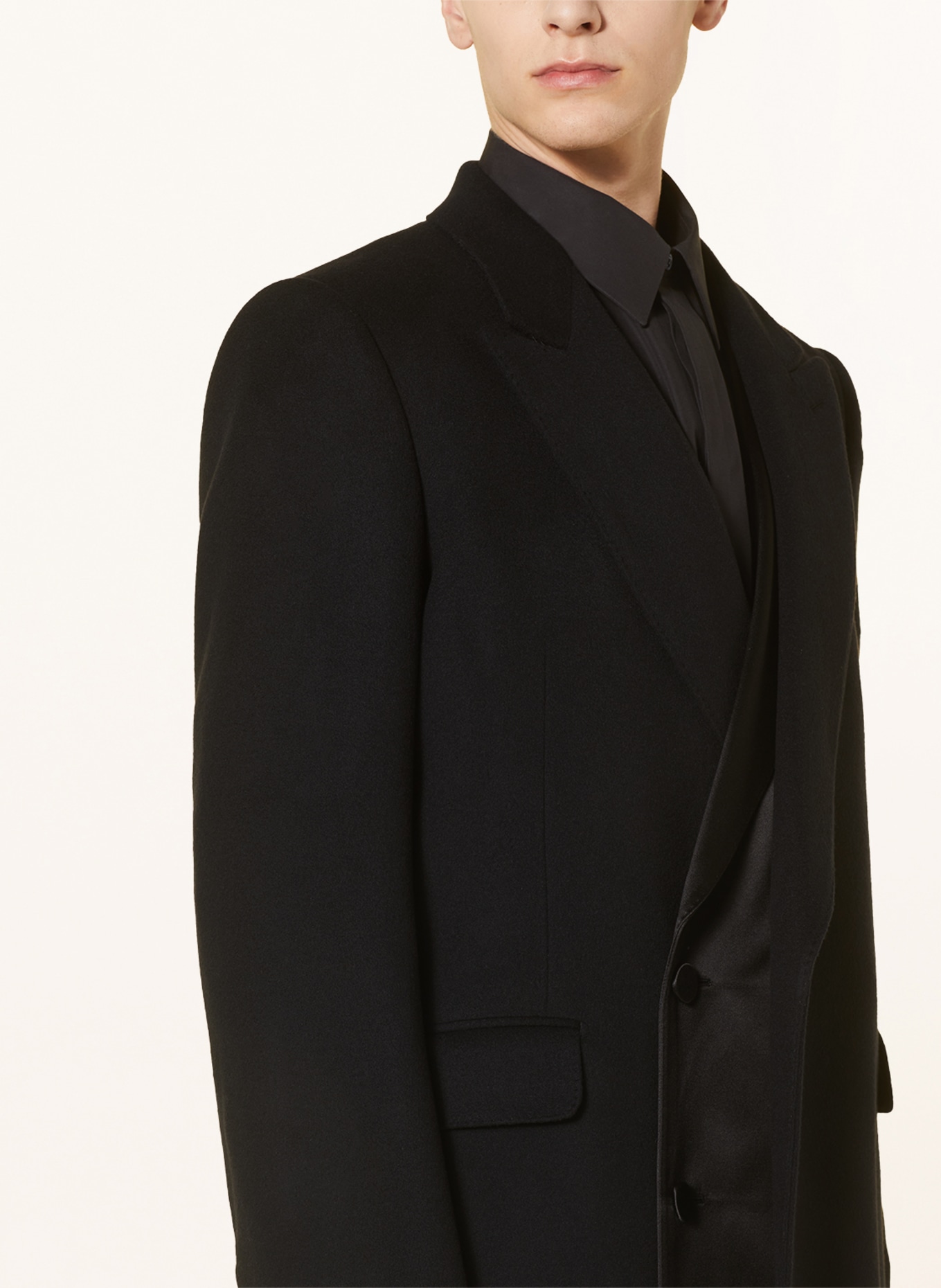 Alexander McQUEEN Wool coat, Color: BLACK (Image 4)