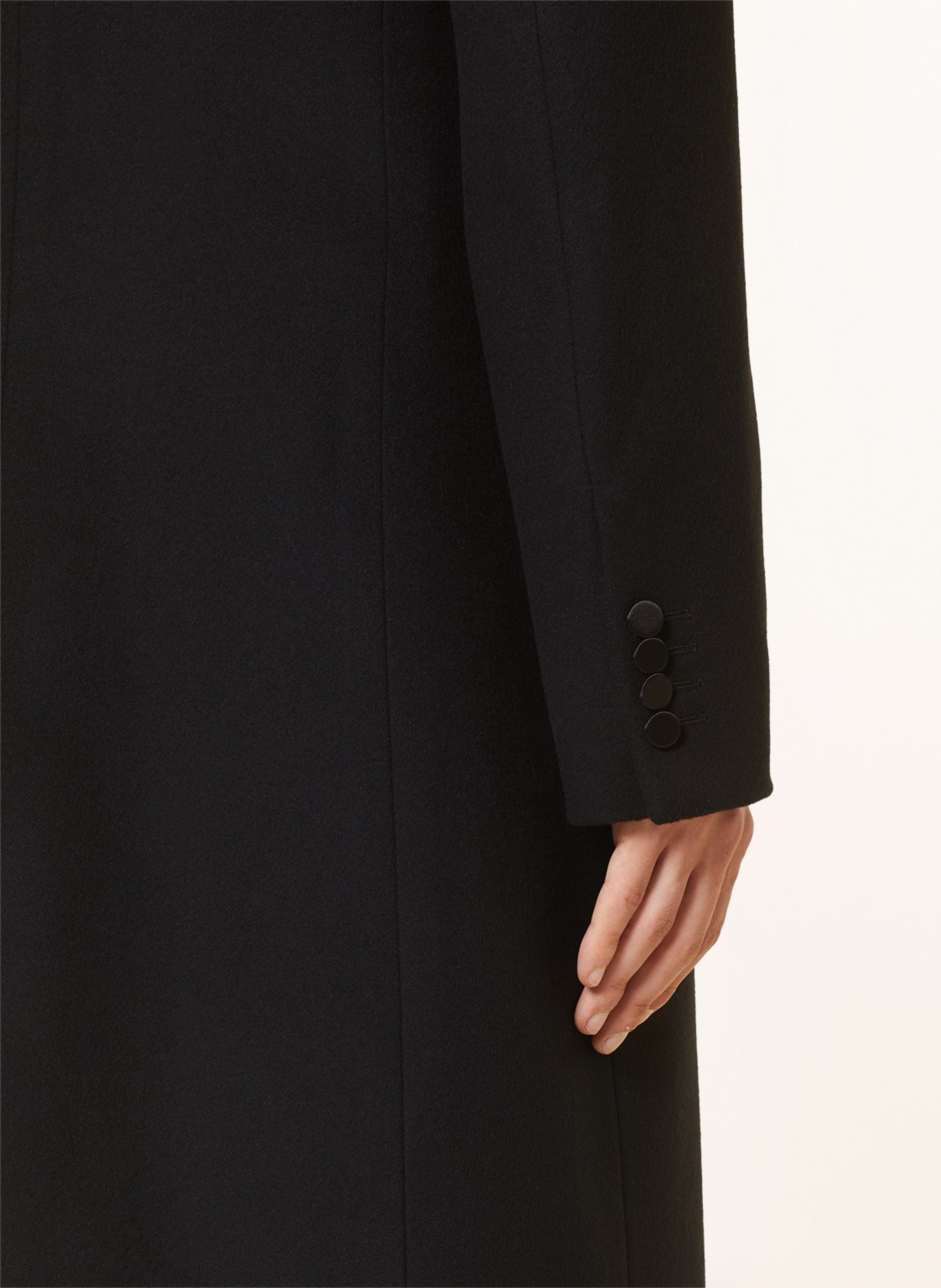 Alexander McQUEEN Wool coat, Color: BLACK (Image 5)