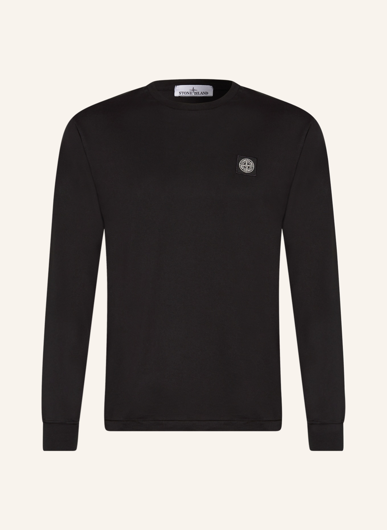 STONE ISLAND Long sleeve shirt, Color: BLACK (Image 1)