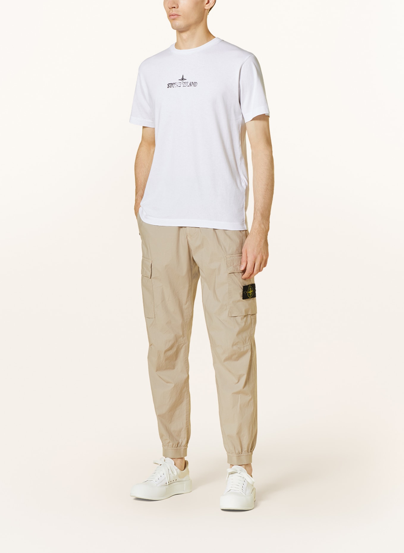 STONE ISLAND T-shirt, Color: WHITE (Image 2)