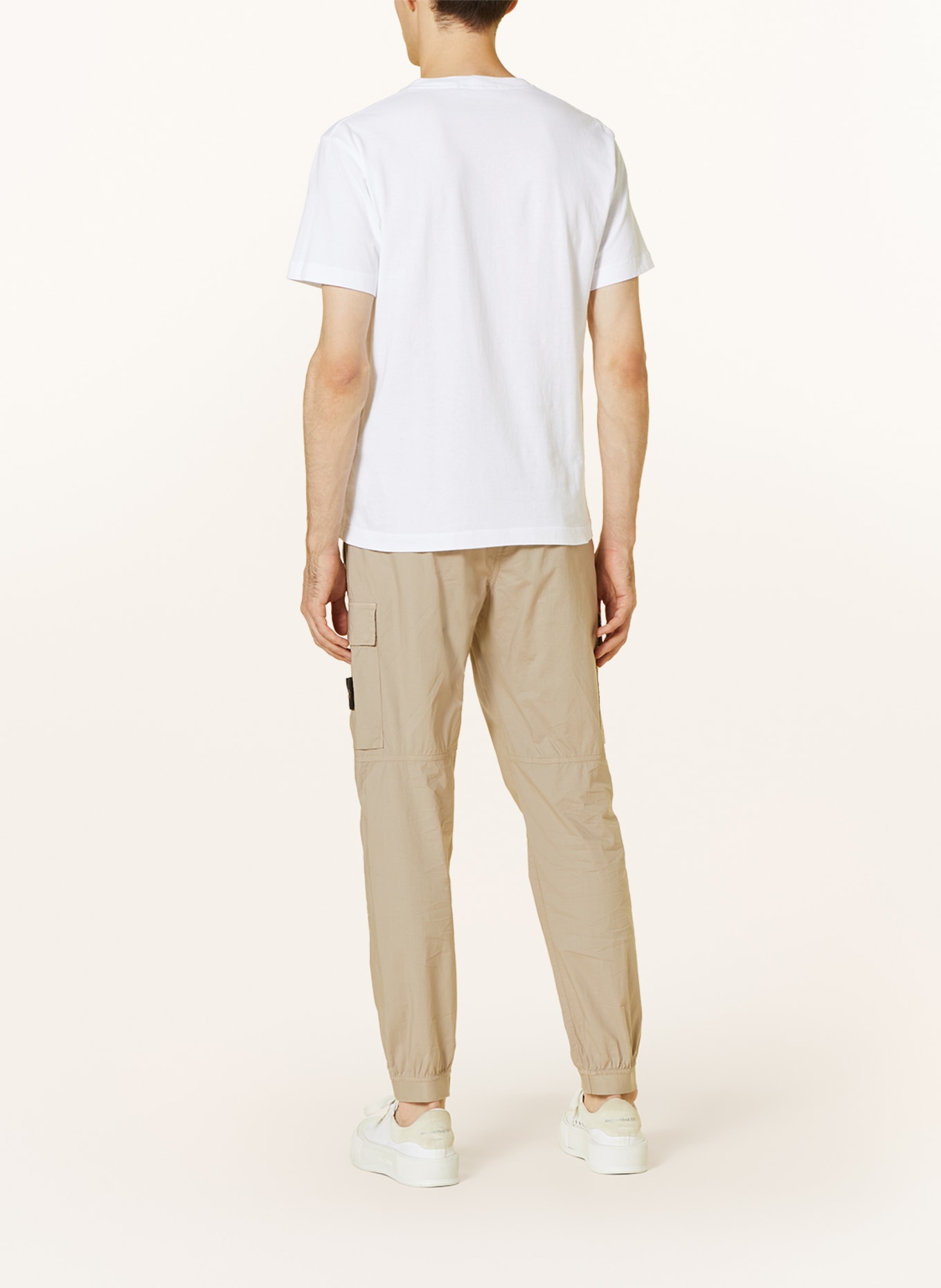 STONE ISLAND T-shirt, Color: WHITE (Image 3)