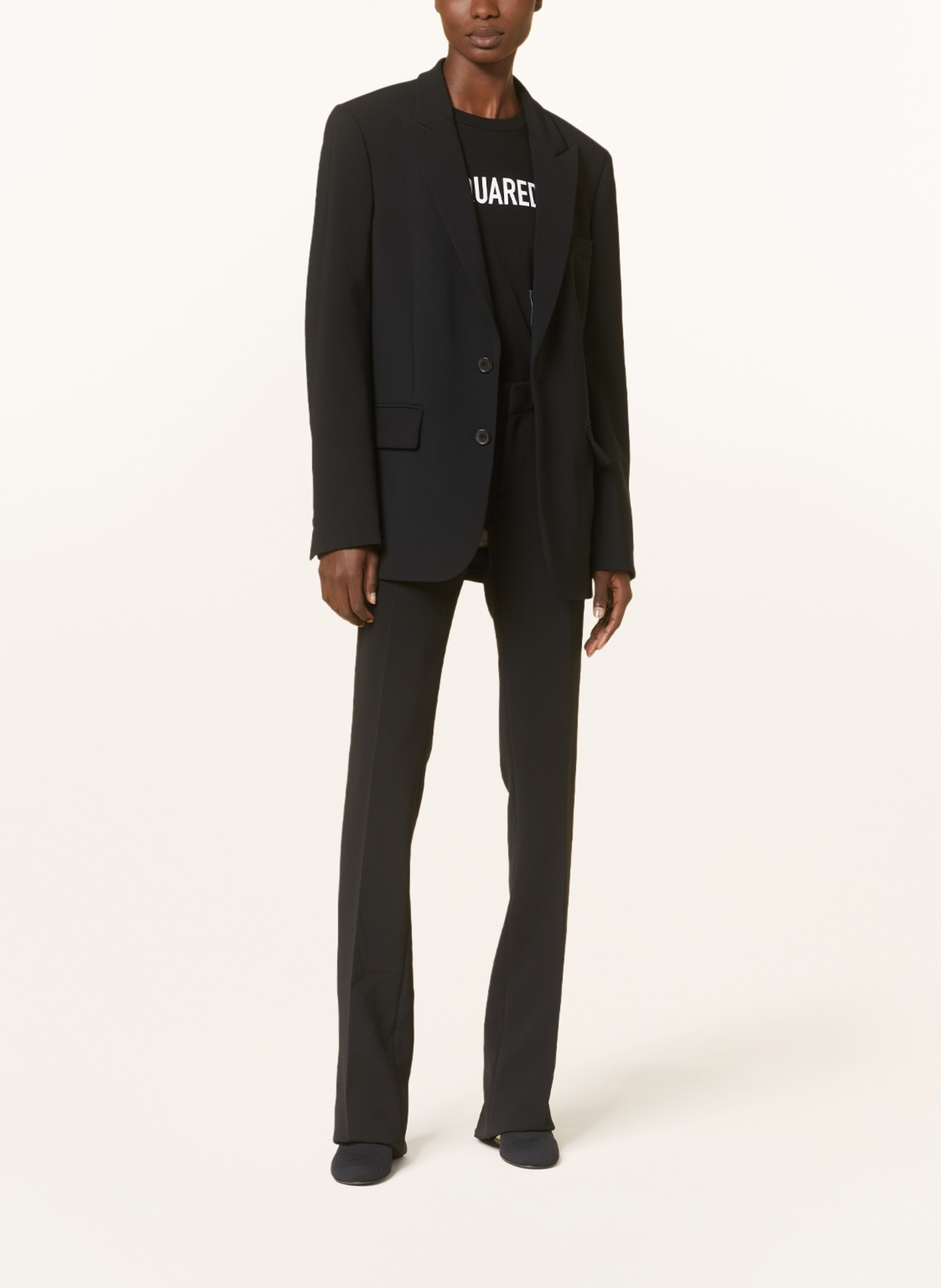DSQUARED2 Bootcut trousers, Color: BLACK (Image 2)