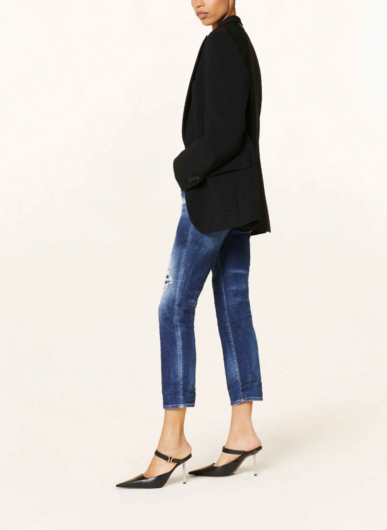 DSQUARED2 7/8 jeans COOL GIRL, Color: 470 NAVY BLUE (Image 4)