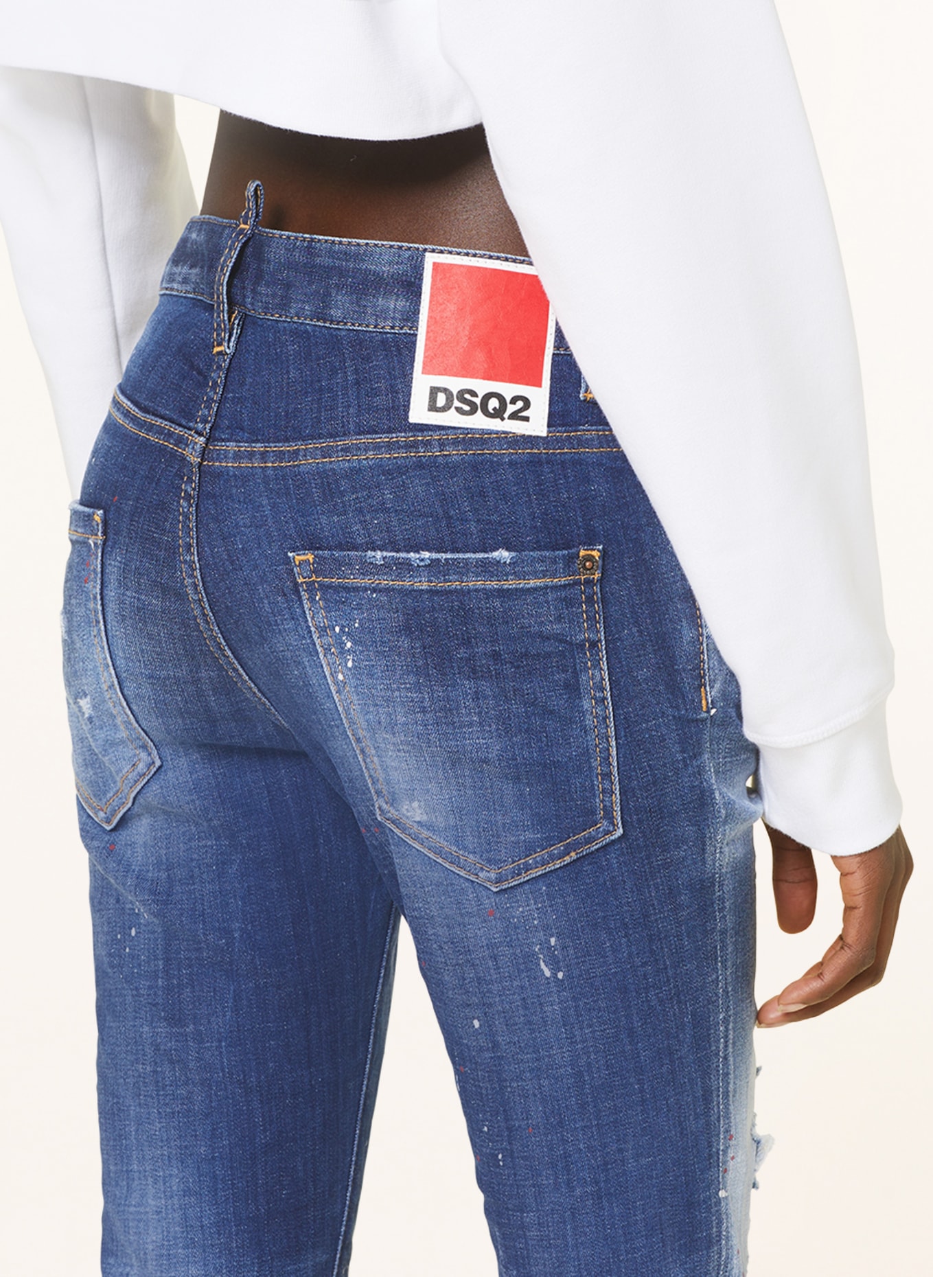 DSQUARED2 7/8-Jeans COOL GIRL, Farbe: 470 NAVY BLUE (Bild 5)