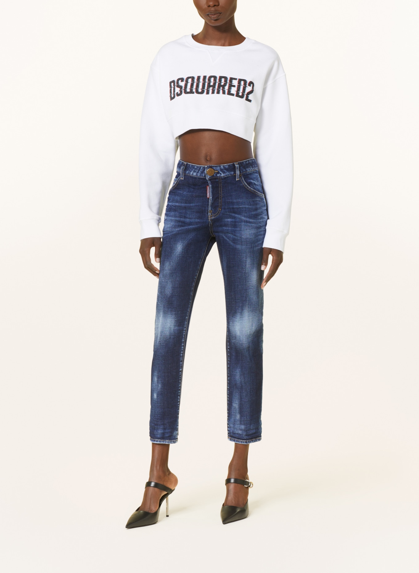 DSQUARED2 7/8-Jeans COOL GIRL, Farbe: 470 NAVY BLUE (Bild 2)