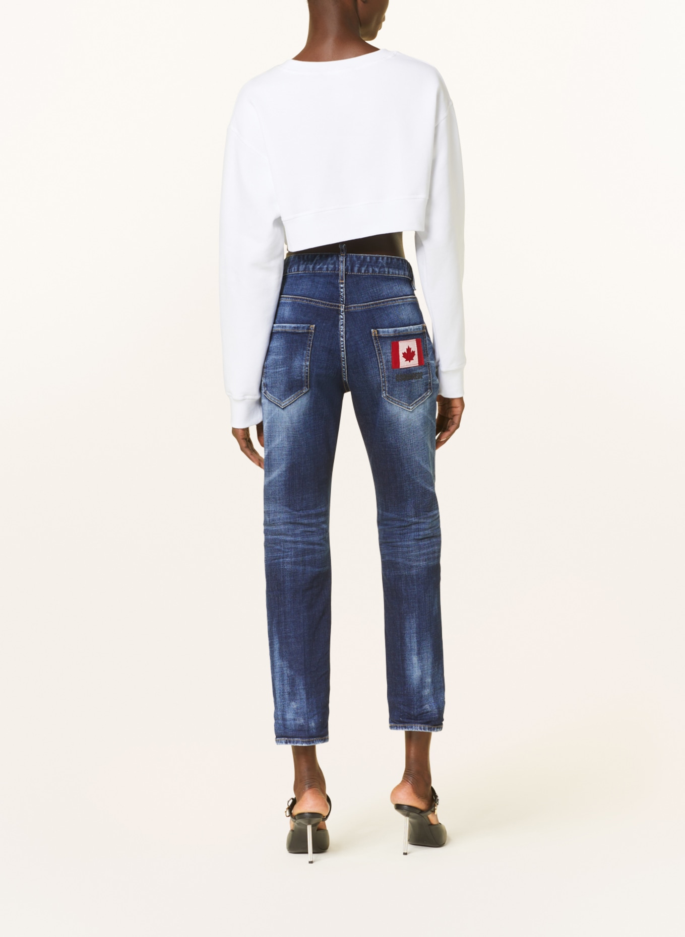 DSQUARED2 7/8 jeans COOL GIRL, Color: 470 NAVY BLUE (Image 3)