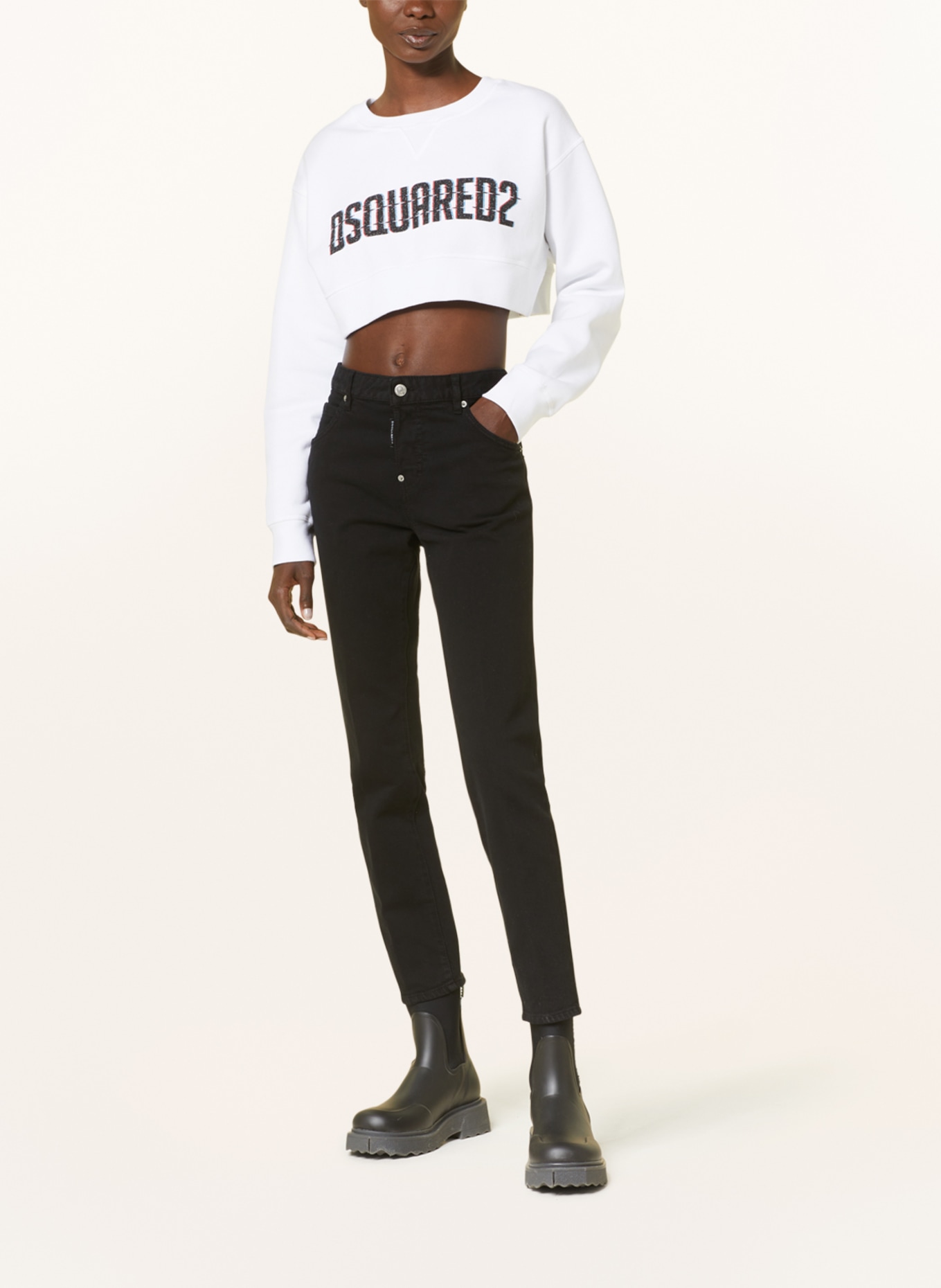 DSQUARED2 Jeans COOL GIRL, Color: BLACK (Image 2)