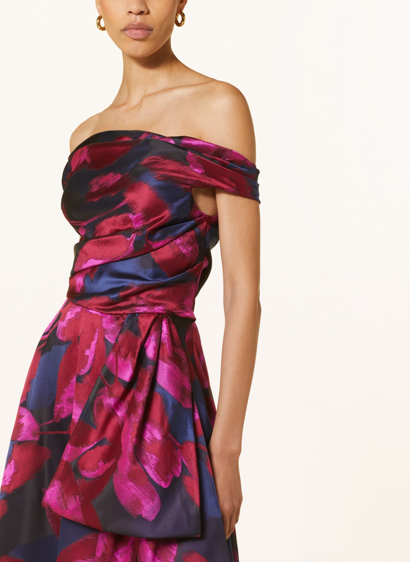 TALBOT RUNHOF Evening dress, Color: RED/ PINK/ DARK BLUE (Image 4)