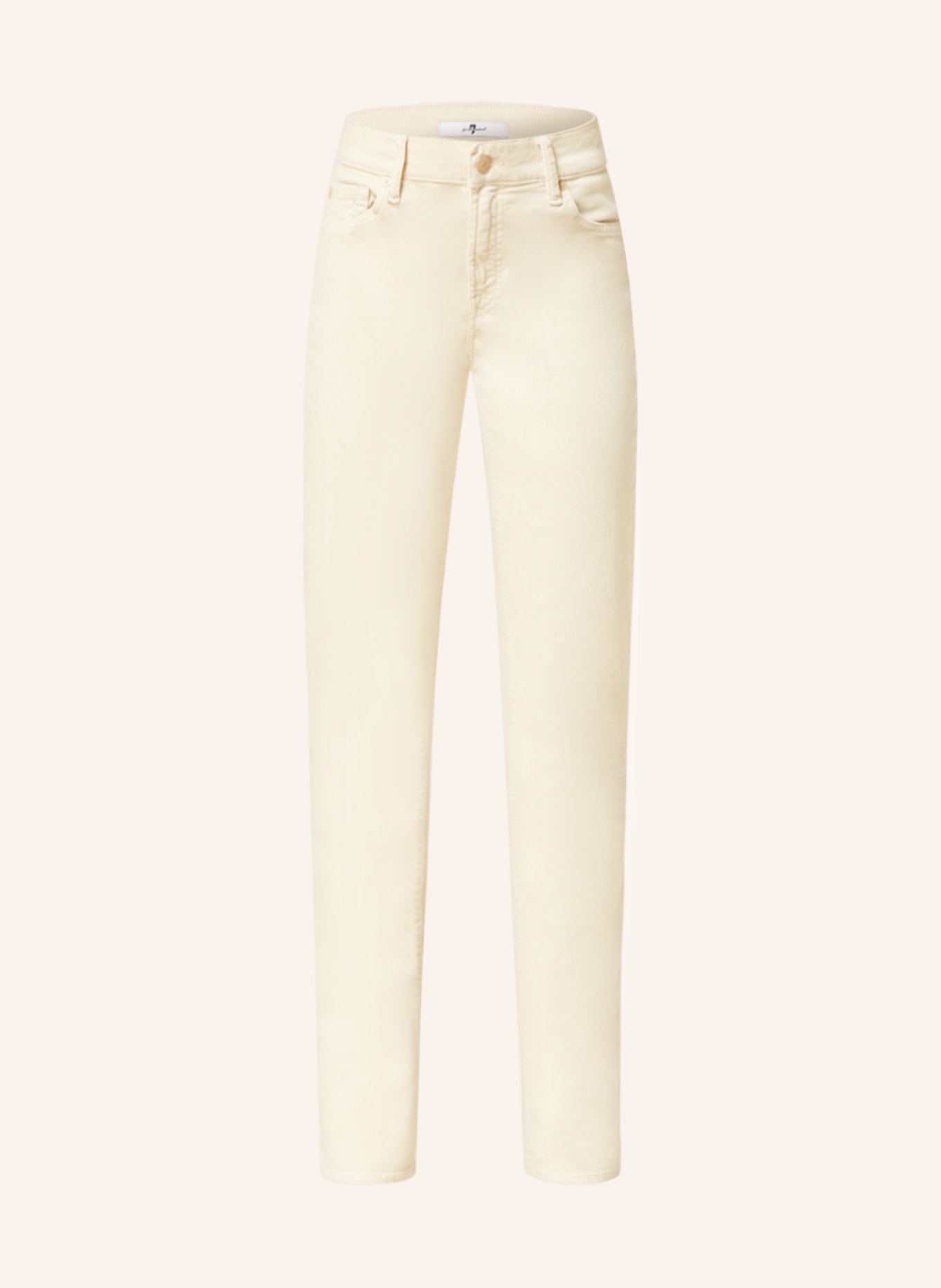 7 for all mankind Corduroy trousers ROXANNE, Color: TA WHITE (Image 1)