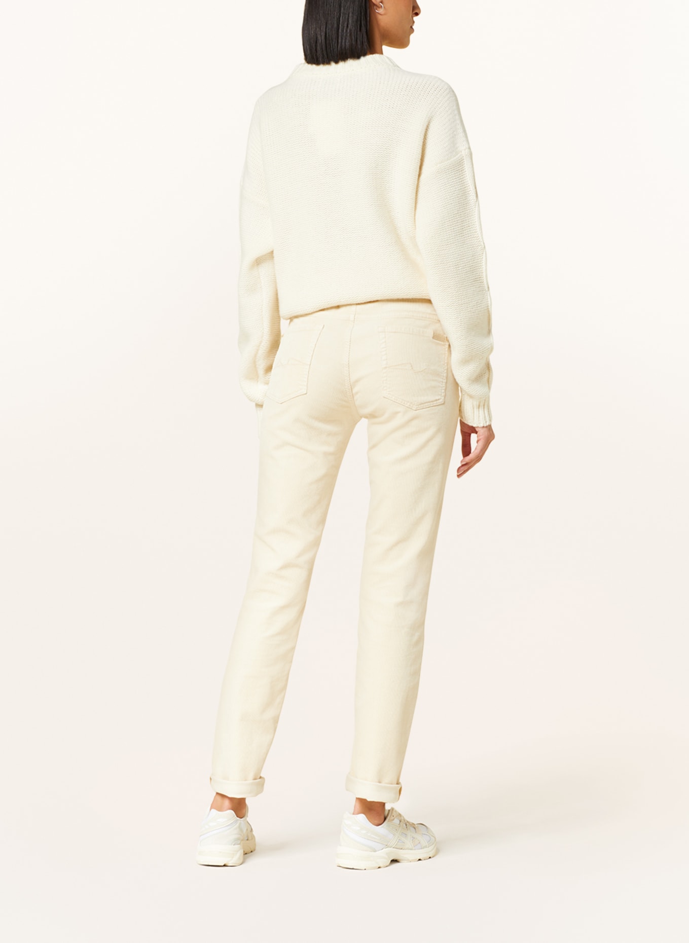 7 for all mankind Corduroy trousers ROXANNE, Color: TA WHITE (Image 3)