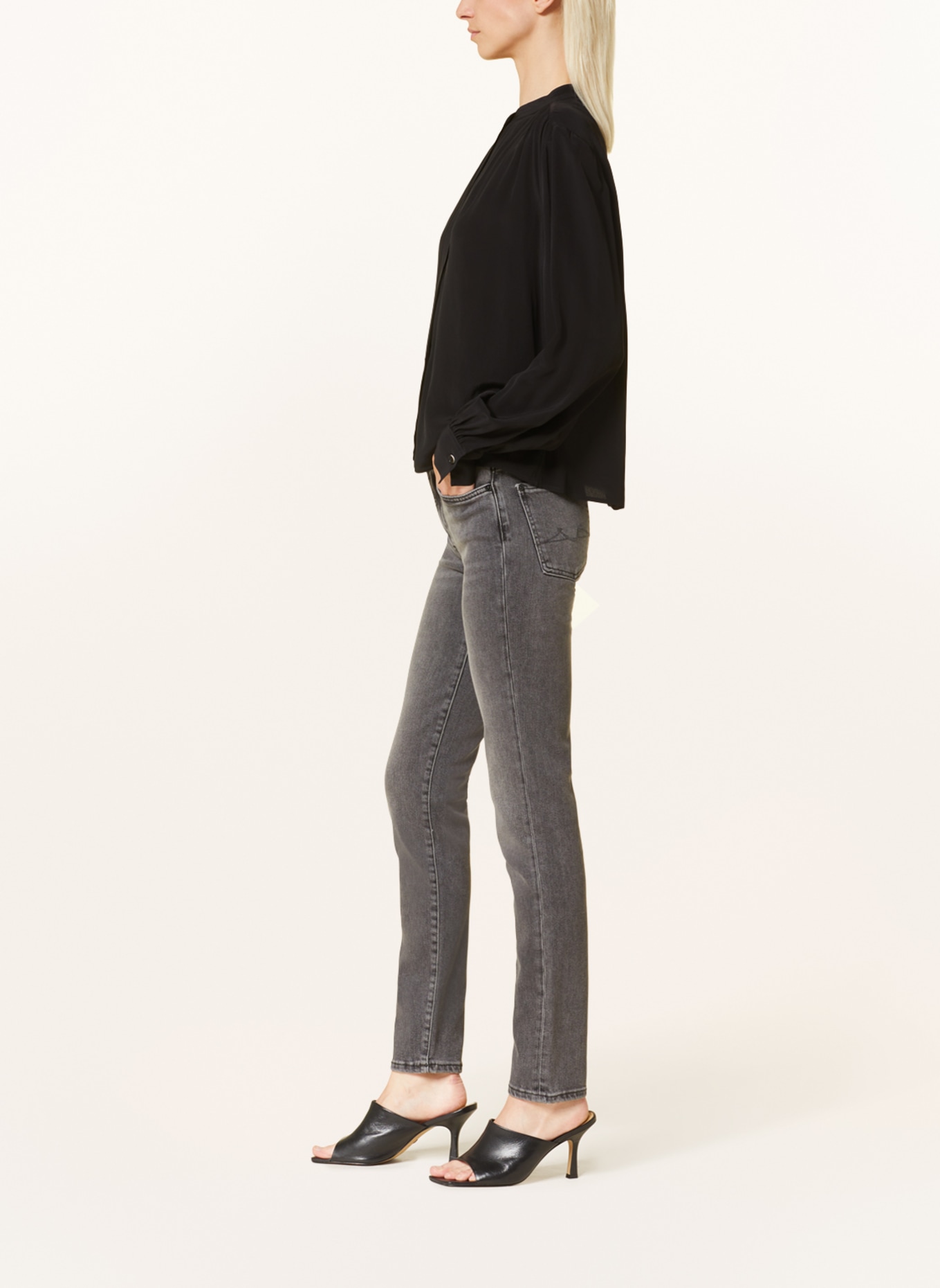 7 for all mankind Jeans ROXANNE, Color: DARK GRAY (Image 4)