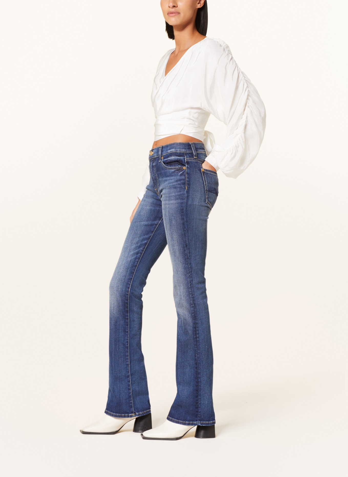 7 for all mankind Bootcut jeans NOLITA, Color: ND DARK BLUE (Image 4)