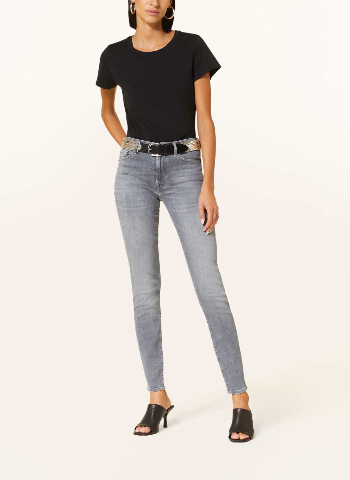 7 for all mankind Skinny jeans SLIM ILLUSION, Color: GRAY (Image 2)