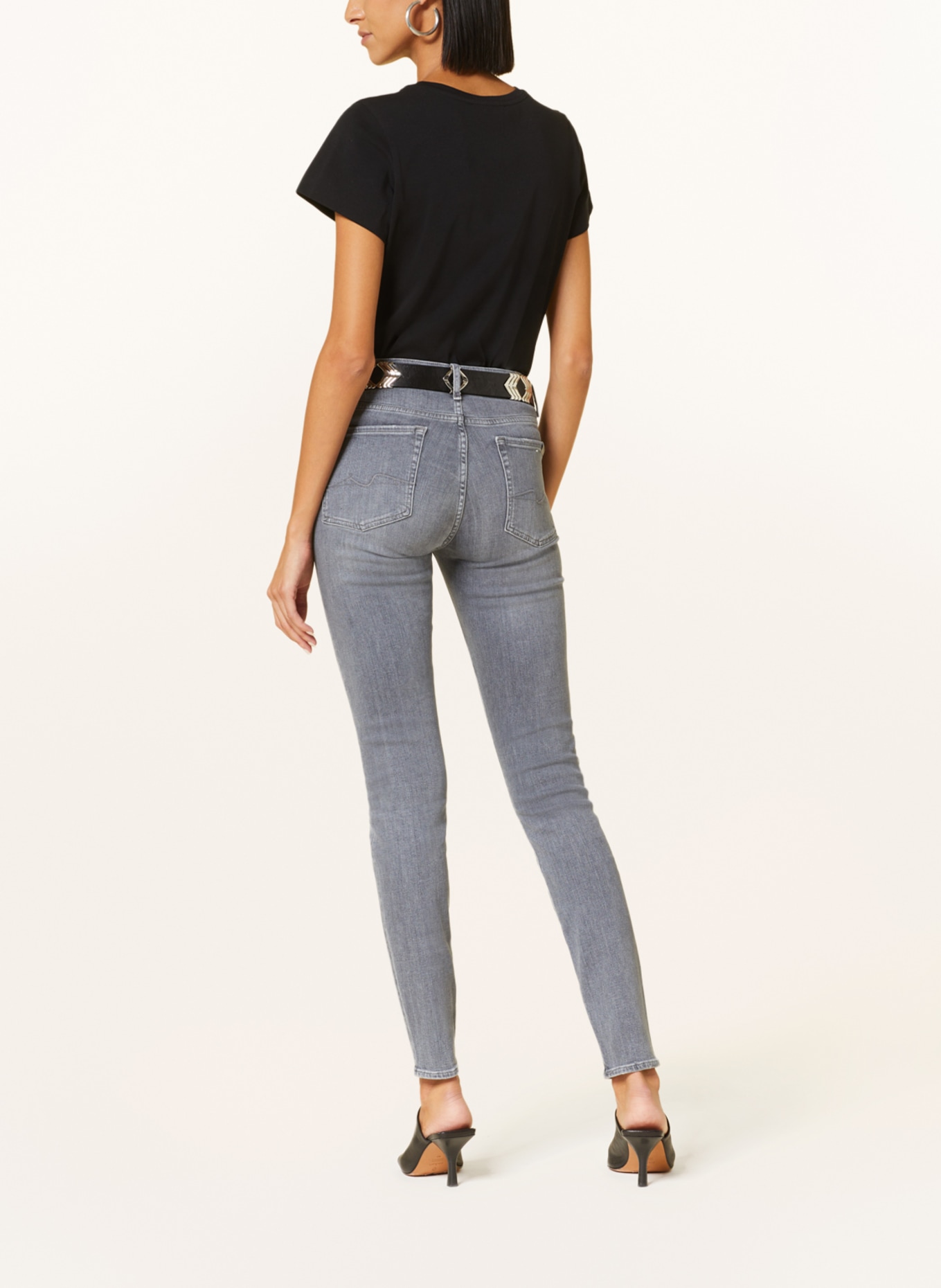 7 for all mankind Skinny jeans SLIM ILLUSION, Color: GRAY (Image 3)