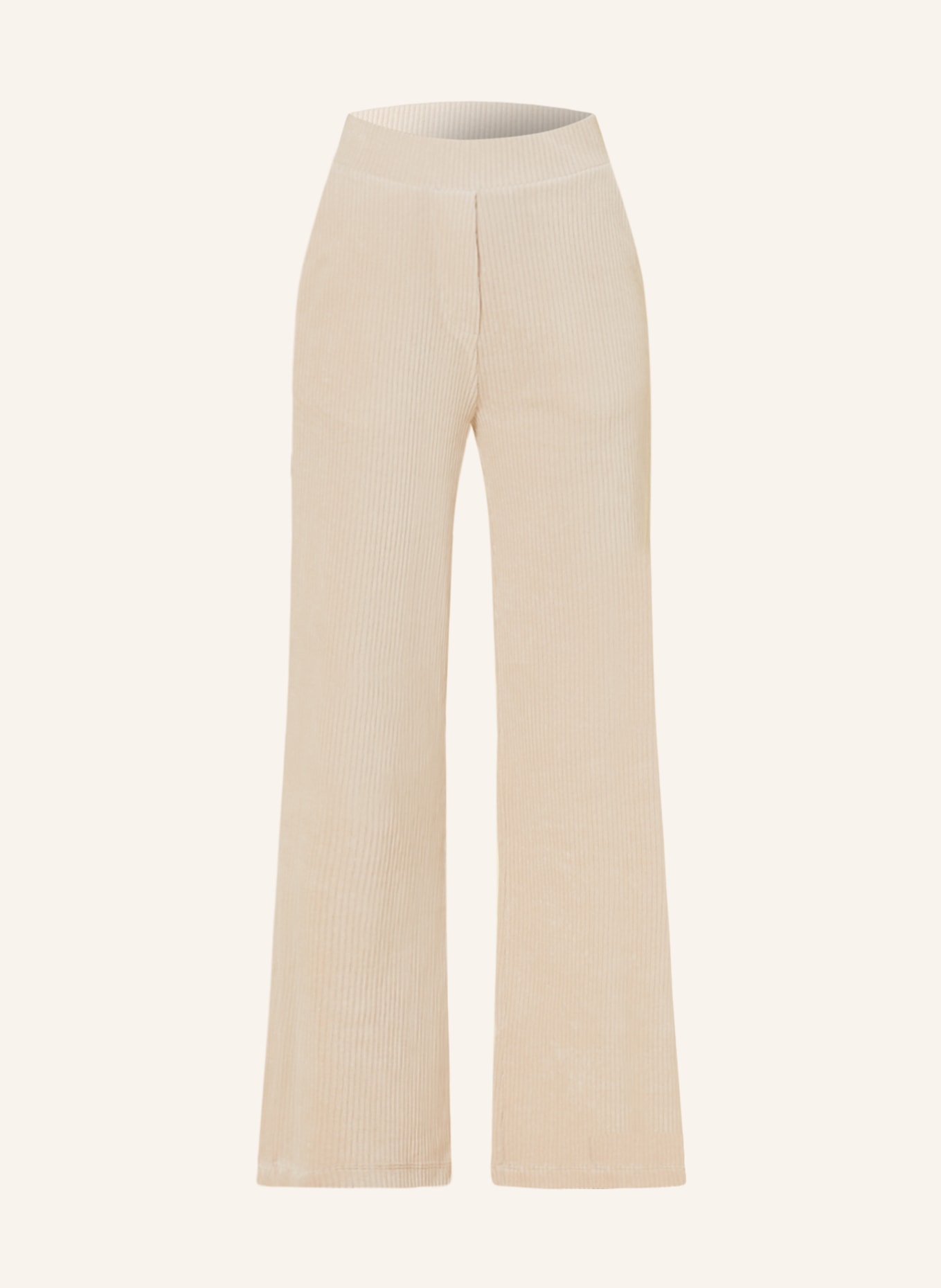 MRS & HUGS Spodnie sztruksowe, Kolor: KREMOWY (Obrazek 1)
