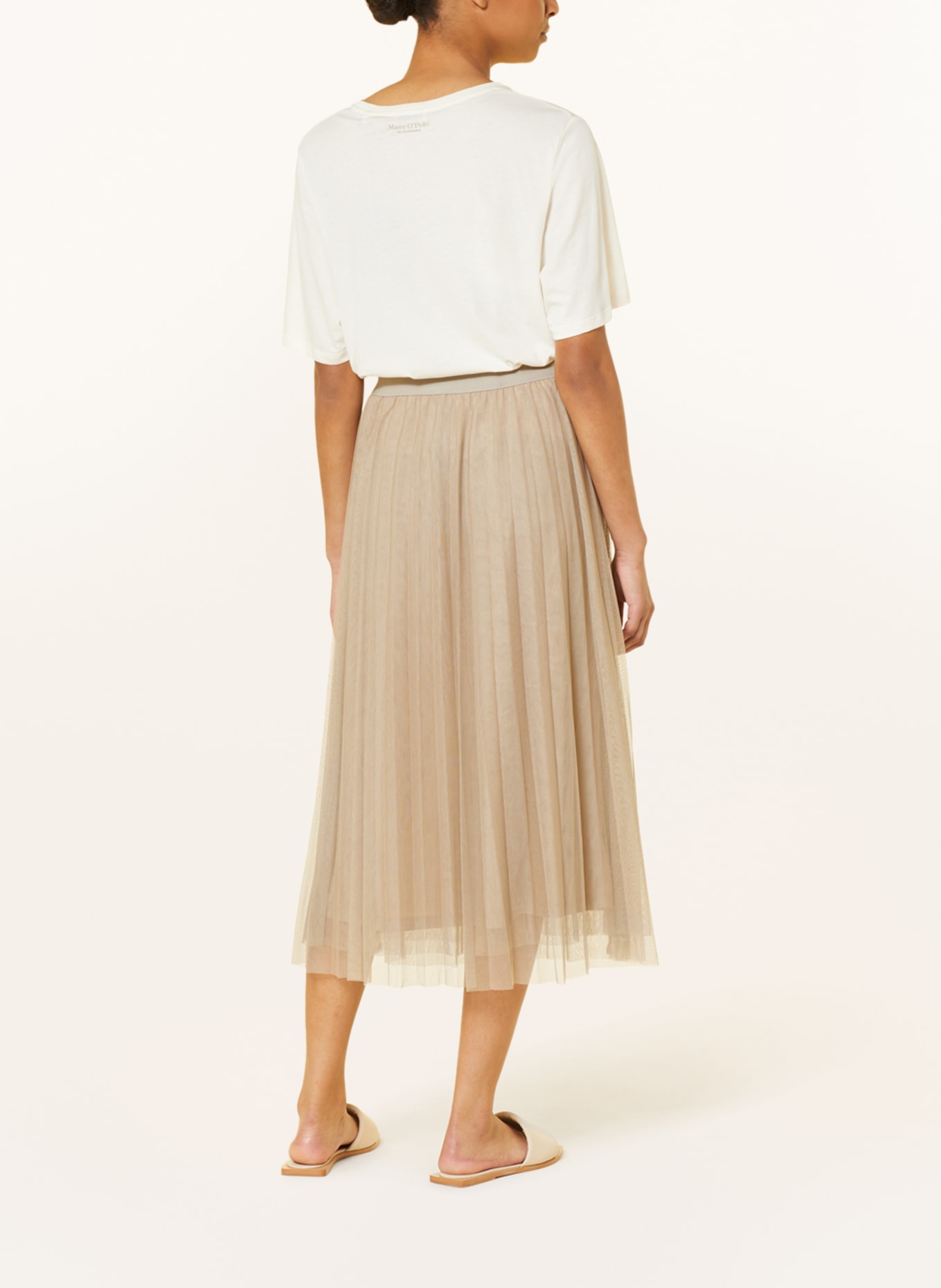 MORE & MORE Tulle skirt, Color: TAUPE (Image 3)