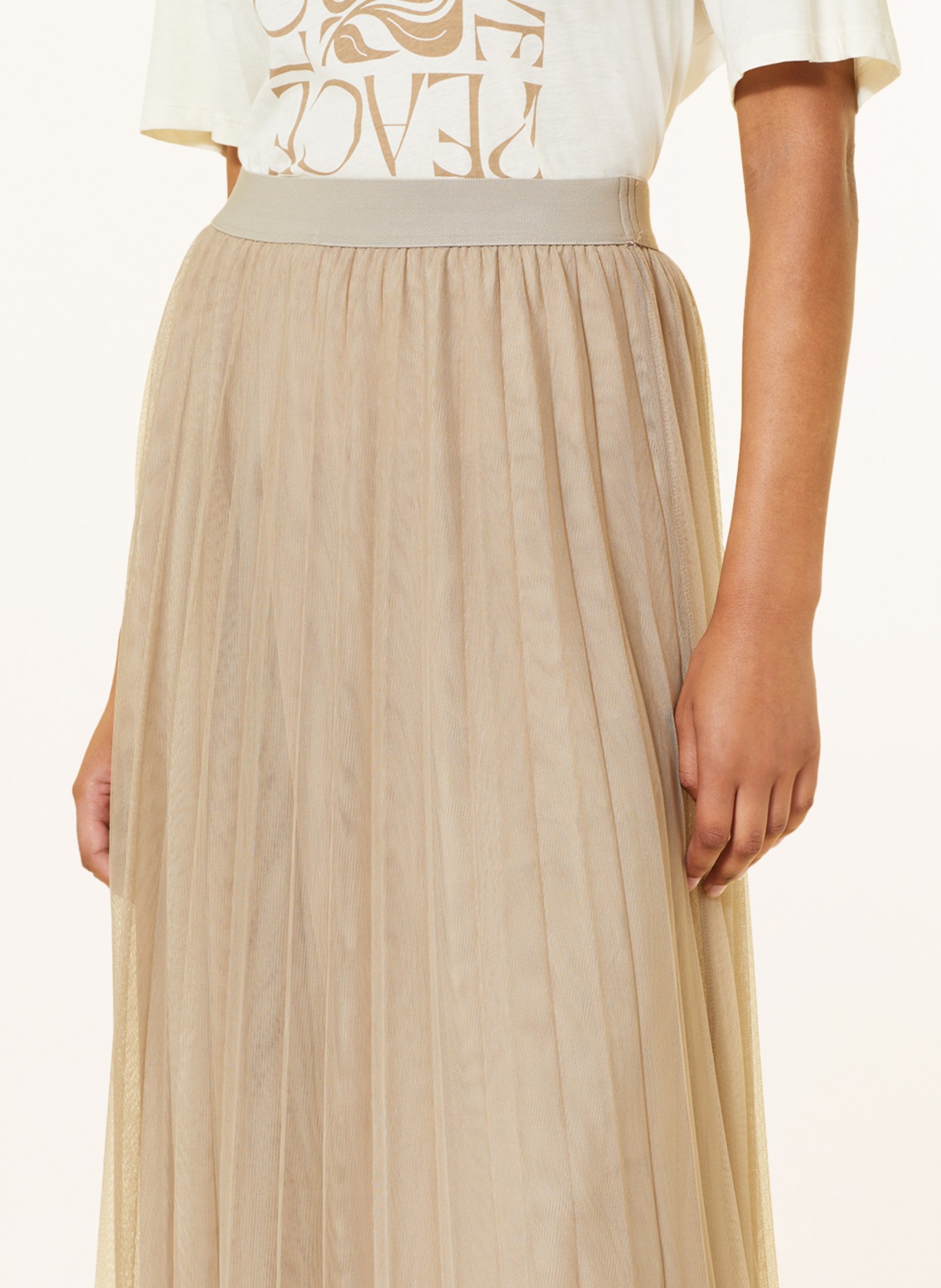 MORE & MORE Tulle skirt, Color: TAUPE (Image 4)